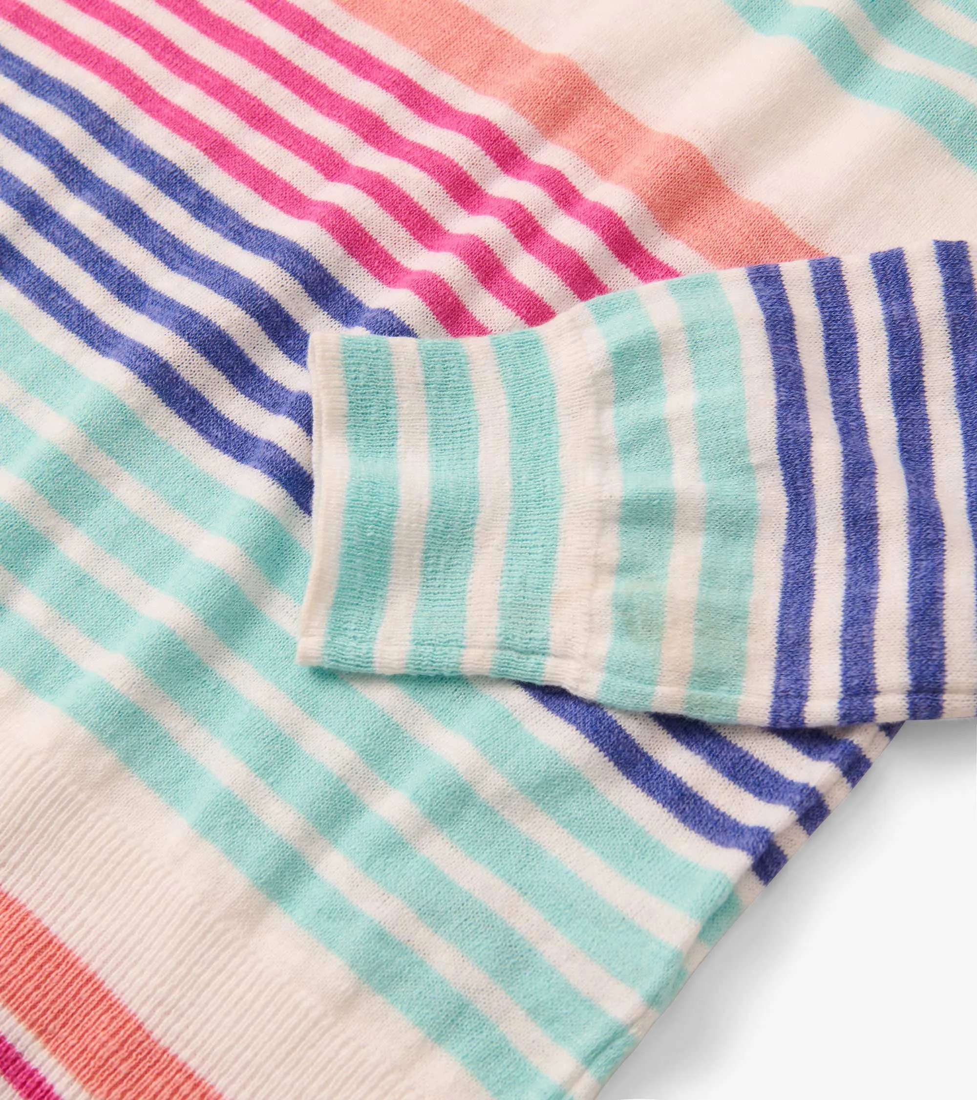 3/4 Sleeve Knit Breton - Cherry Stripes -Hatley