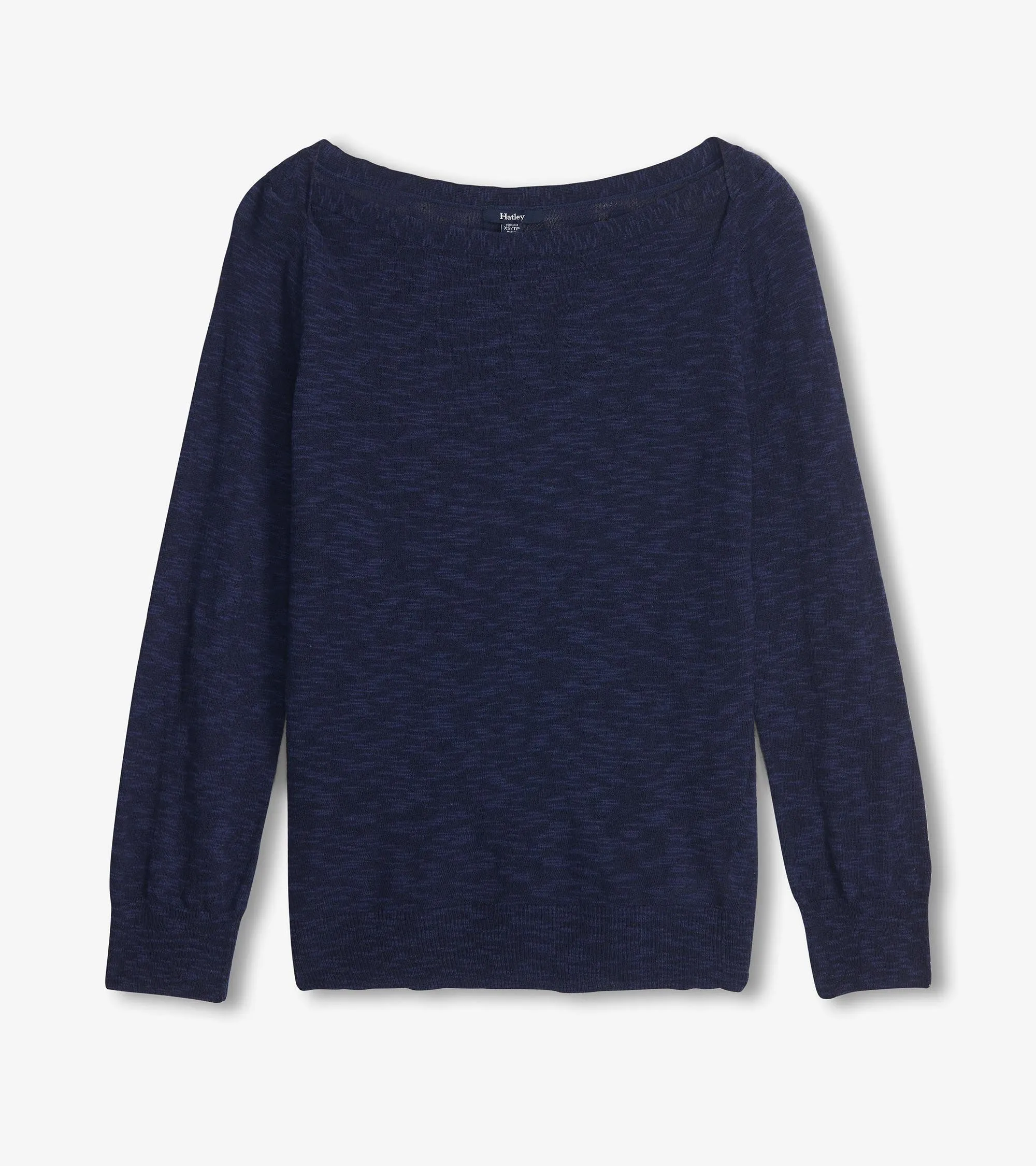 3/4 Sleeve Knit Breton - Navy -Hatley