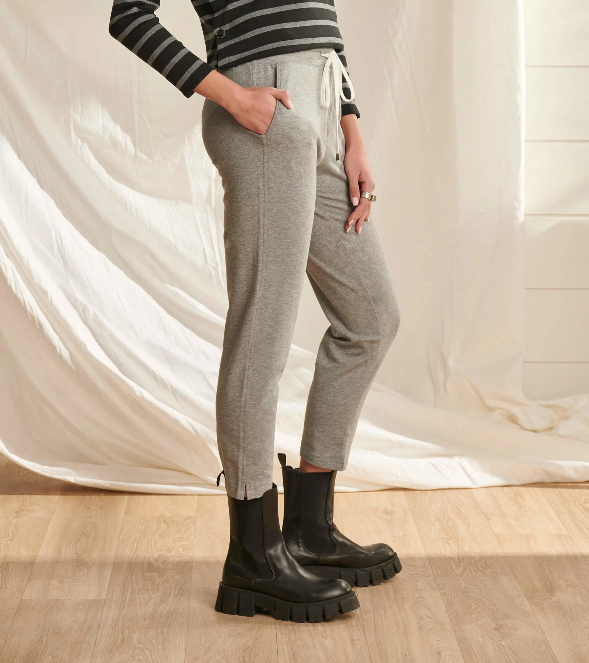 Adrien Jogger - Charcoal Melange -Hatley