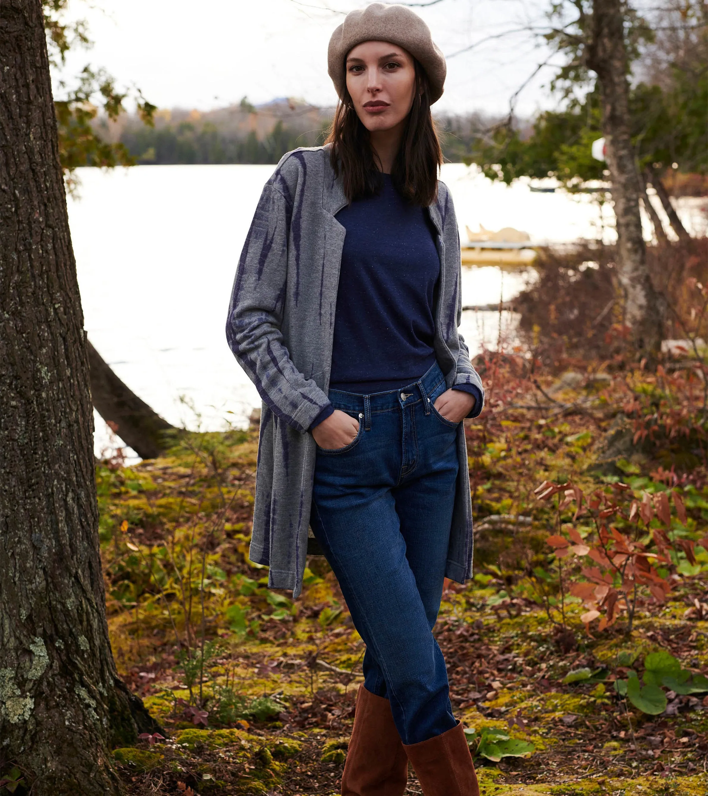 Ami Cardigan - Storm Tie Dye -Hatley