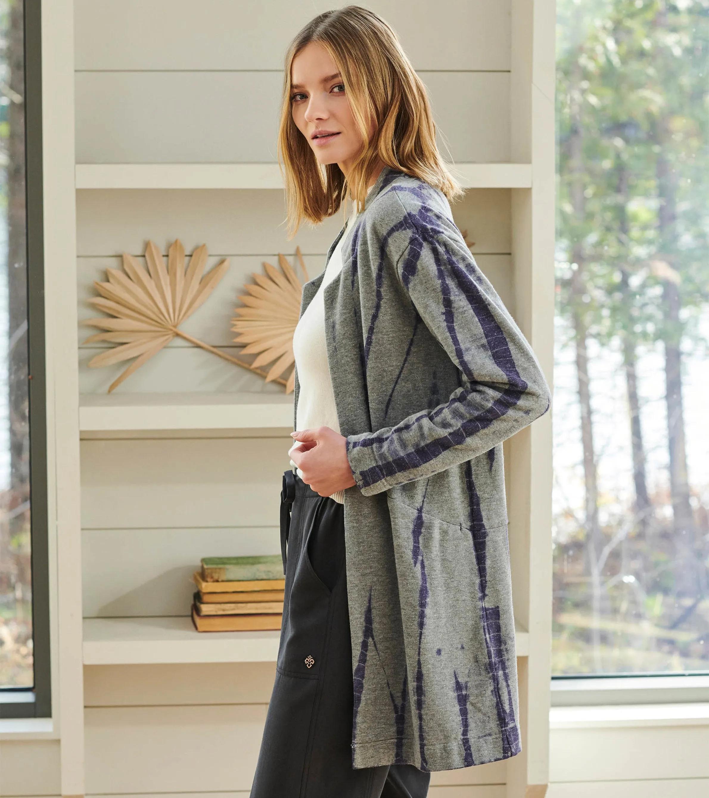 Ami Cardigan - Storm Tie Dye -Hatley