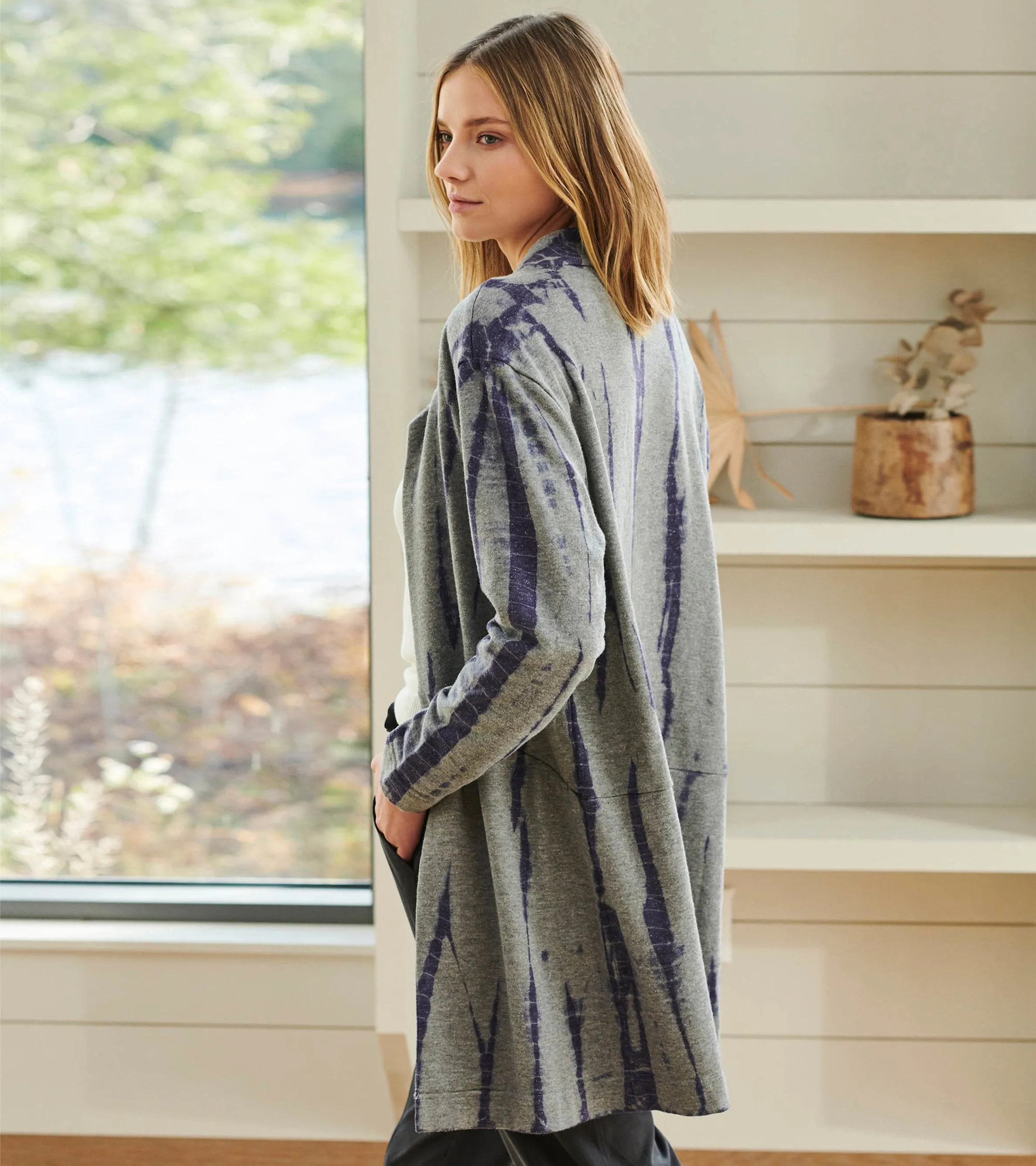 Ami Cardigan - Storm Tie Dye -Hatley
