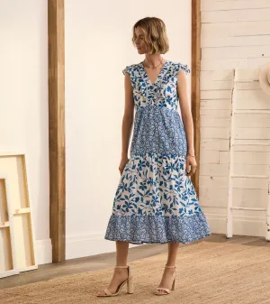 Aria Midi Dress - Shibori Mix -Hatley