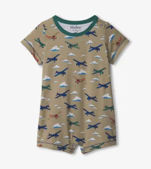Baby & Toddler Boys Airplanes Bamboo Romper -Hatley