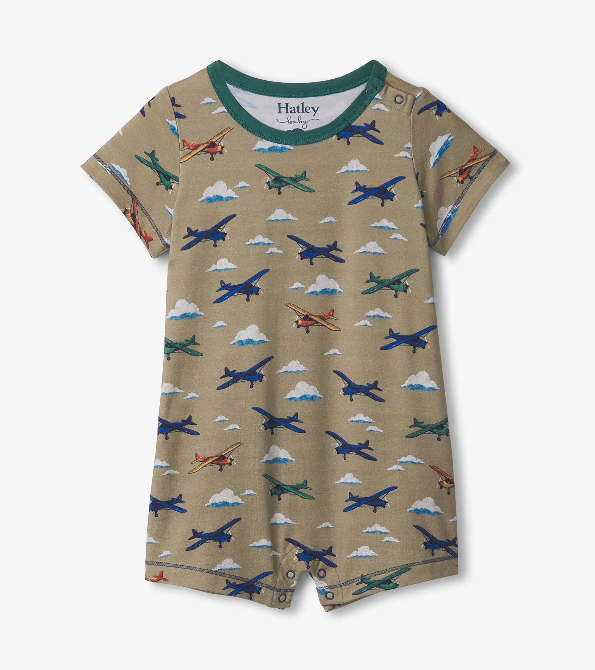 Baby & Toddler Boys Airplanes Bamboo Romper -Hatley