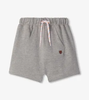 Baby & Toddler Boys Athletic Grey Kangaroo Shorts -Hatley