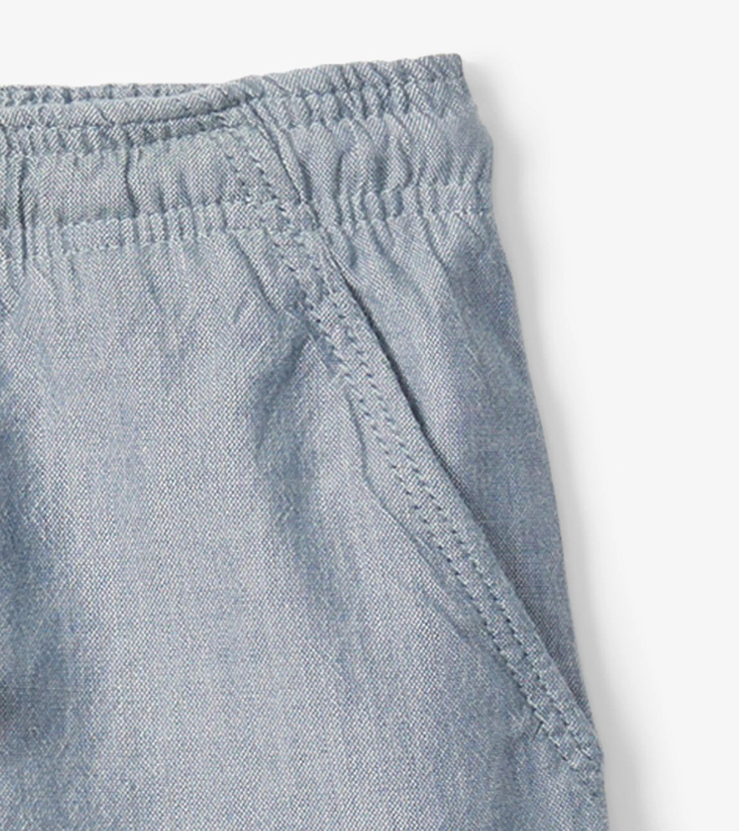 Baby & Toddler Boys Chambray Pull On Shorts -Hatley