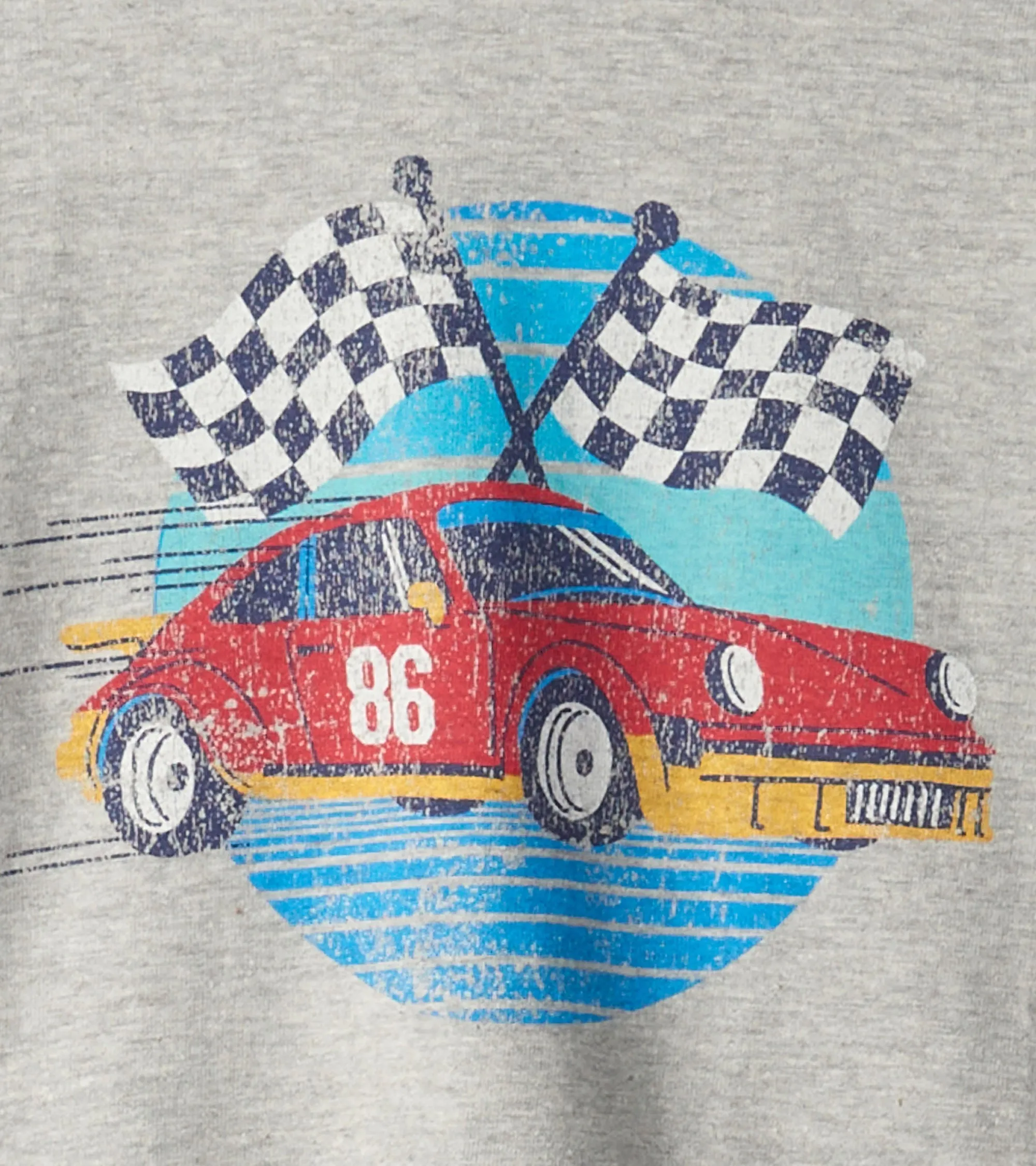 Baby & Toddler Boys Checkered Flag Long Sleeve T-Shirt -Hatley