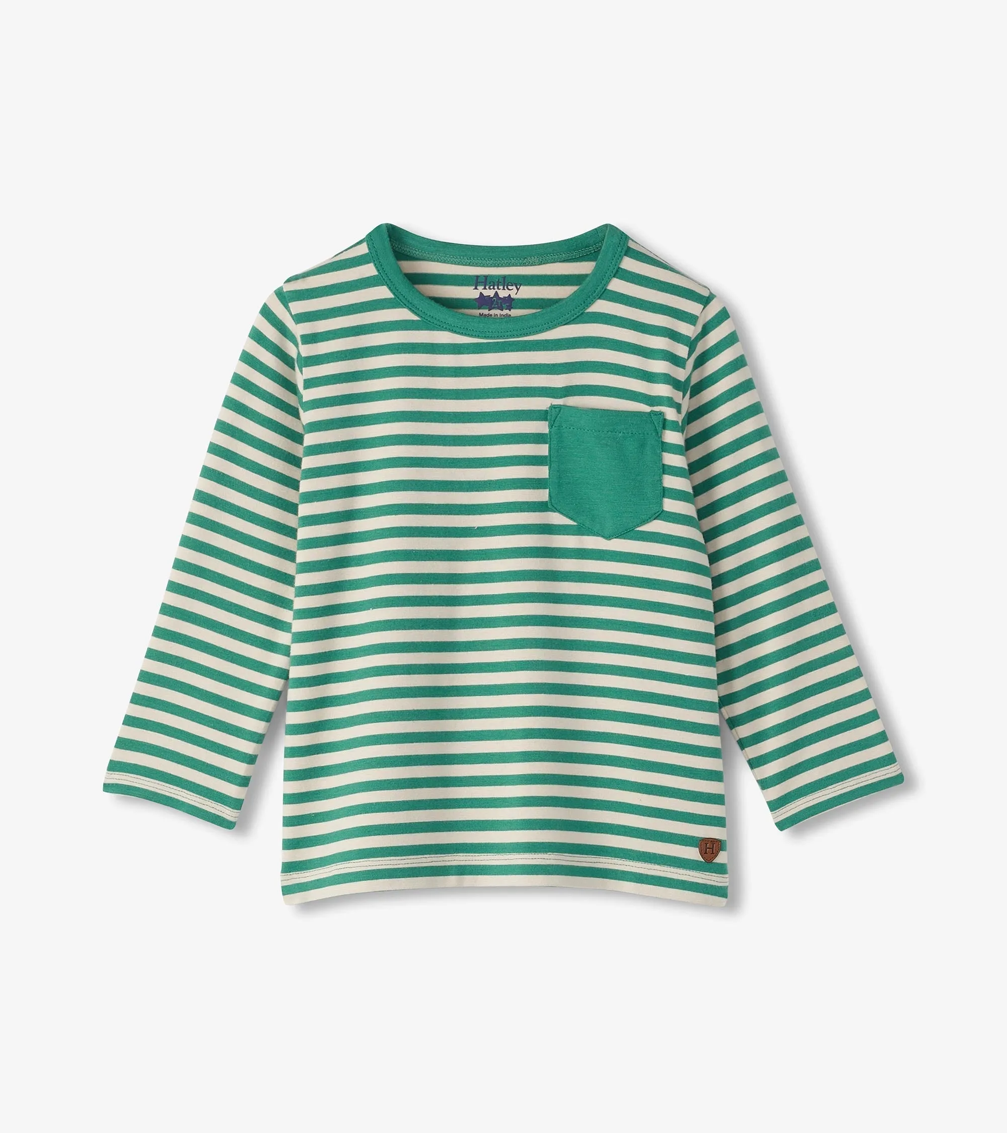 Baby & Toddler Boys Deep Sea Striped Long Sleeve Bamboo T-Shirt -Hatley