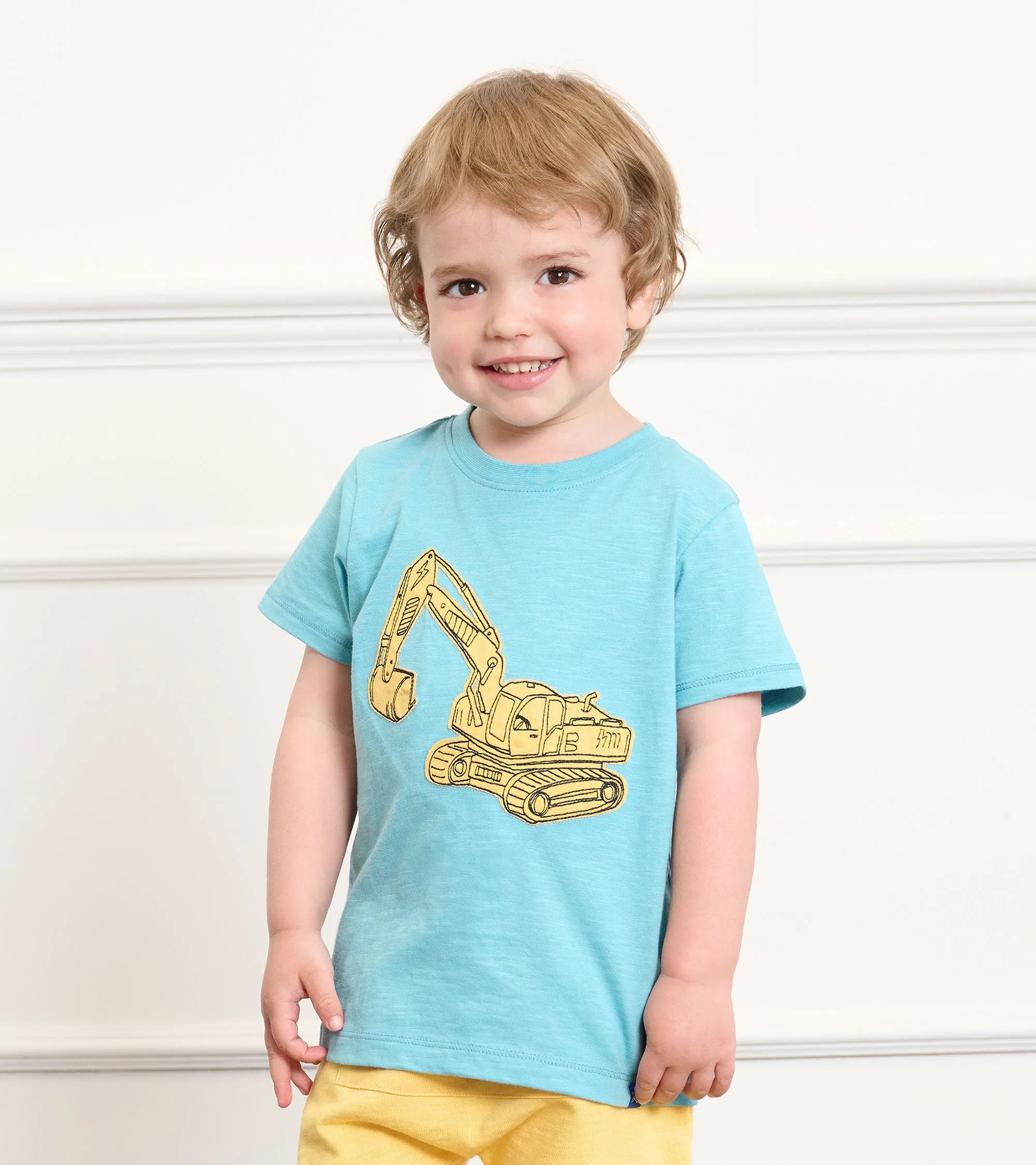 Baby & Toddler Boys Digger Graphic Tee -Hatley