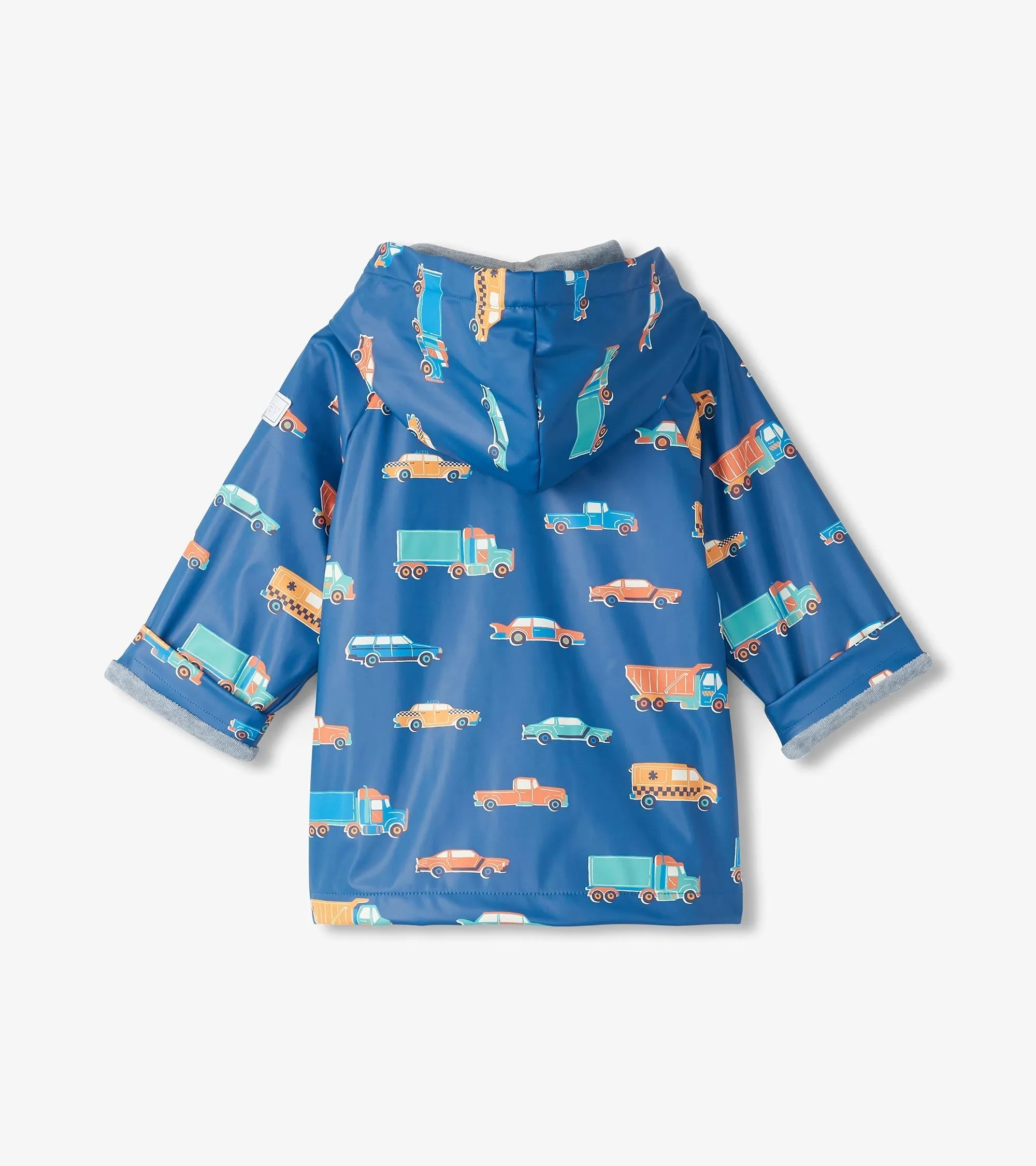 Baby & Toddler Boys Driving Cars Button-Up Rain Jacket -Hatley