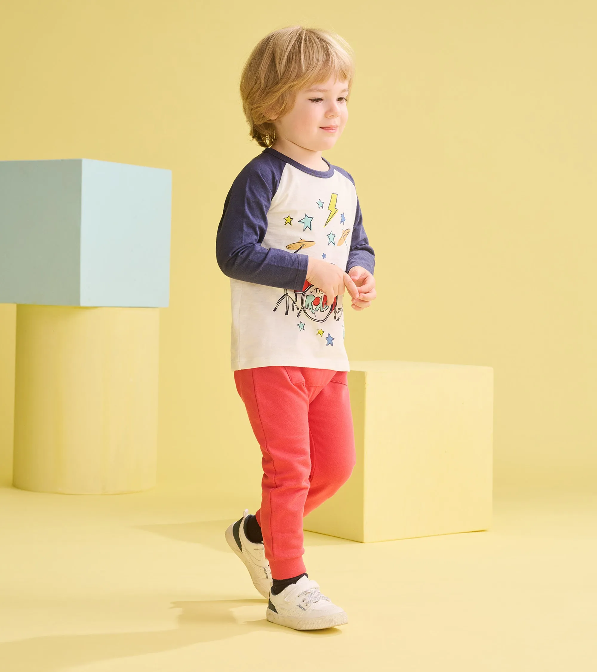 Baby & Toddler Boys Drum Kit Long Sleeve T-Shirt -Hatley