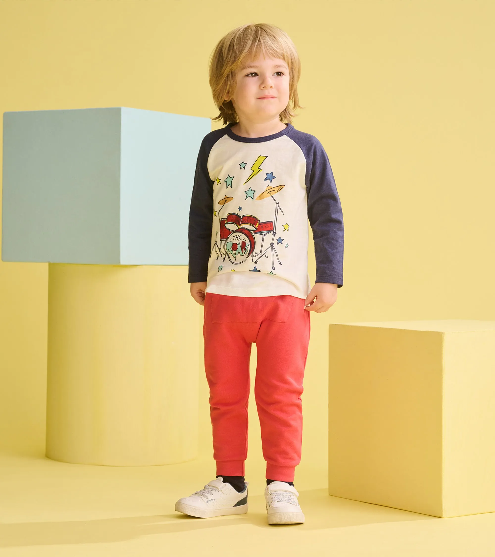 Baby & Toddler Boys Drum Kit Long Sleeve T-Shirt -Hatley