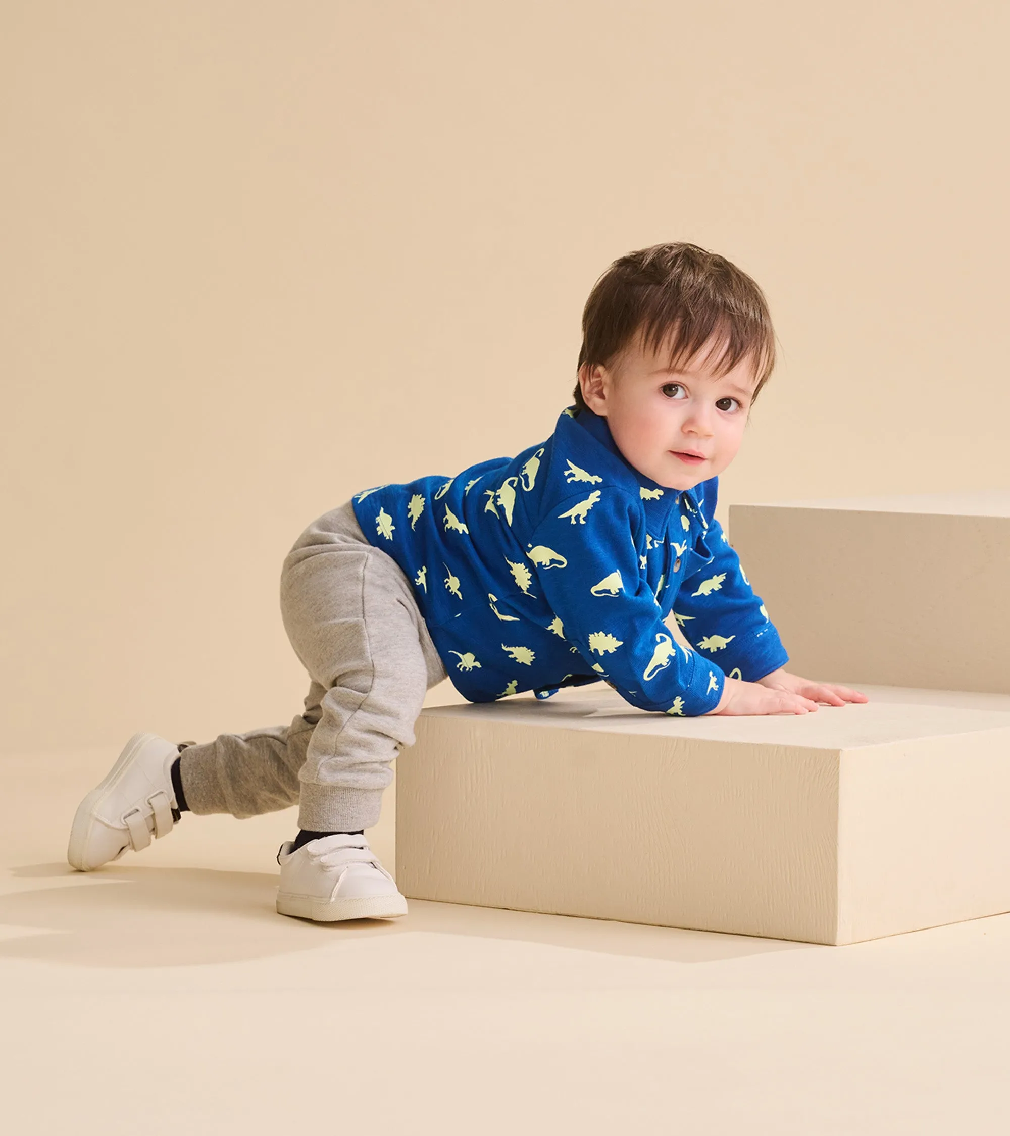 Baby & Toddler Boys Grey Melange Joggers -Hatley