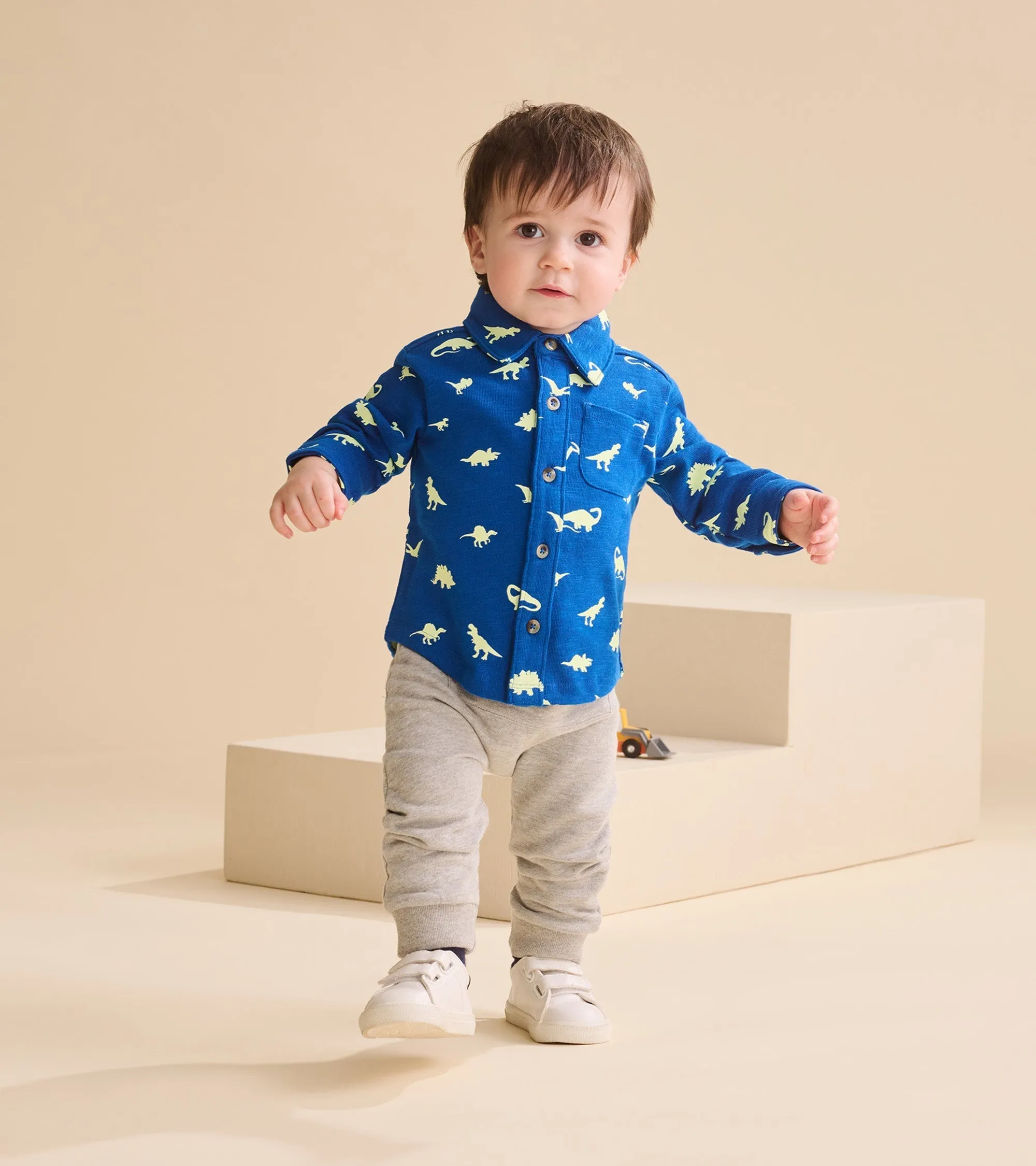 Baby & Toddler Boys Grey Melange Joggers -Hatley