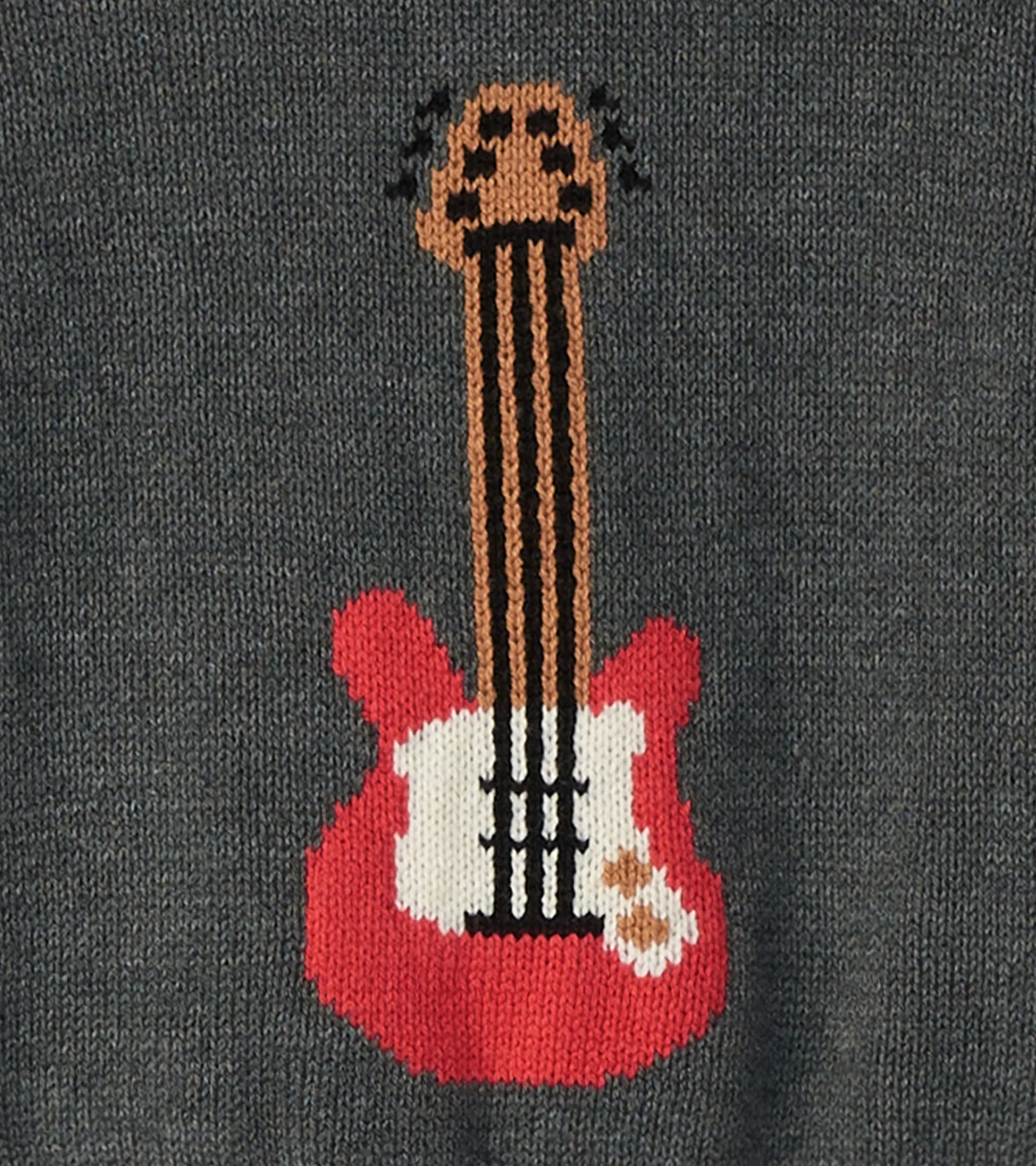 Baby & Toddler Boys Guitar Crew Neck Knit Sweater -Hatley