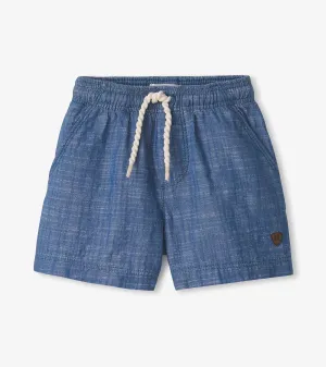 Baby & Toddler Boys Indigo Pull On Shorts -Hatley