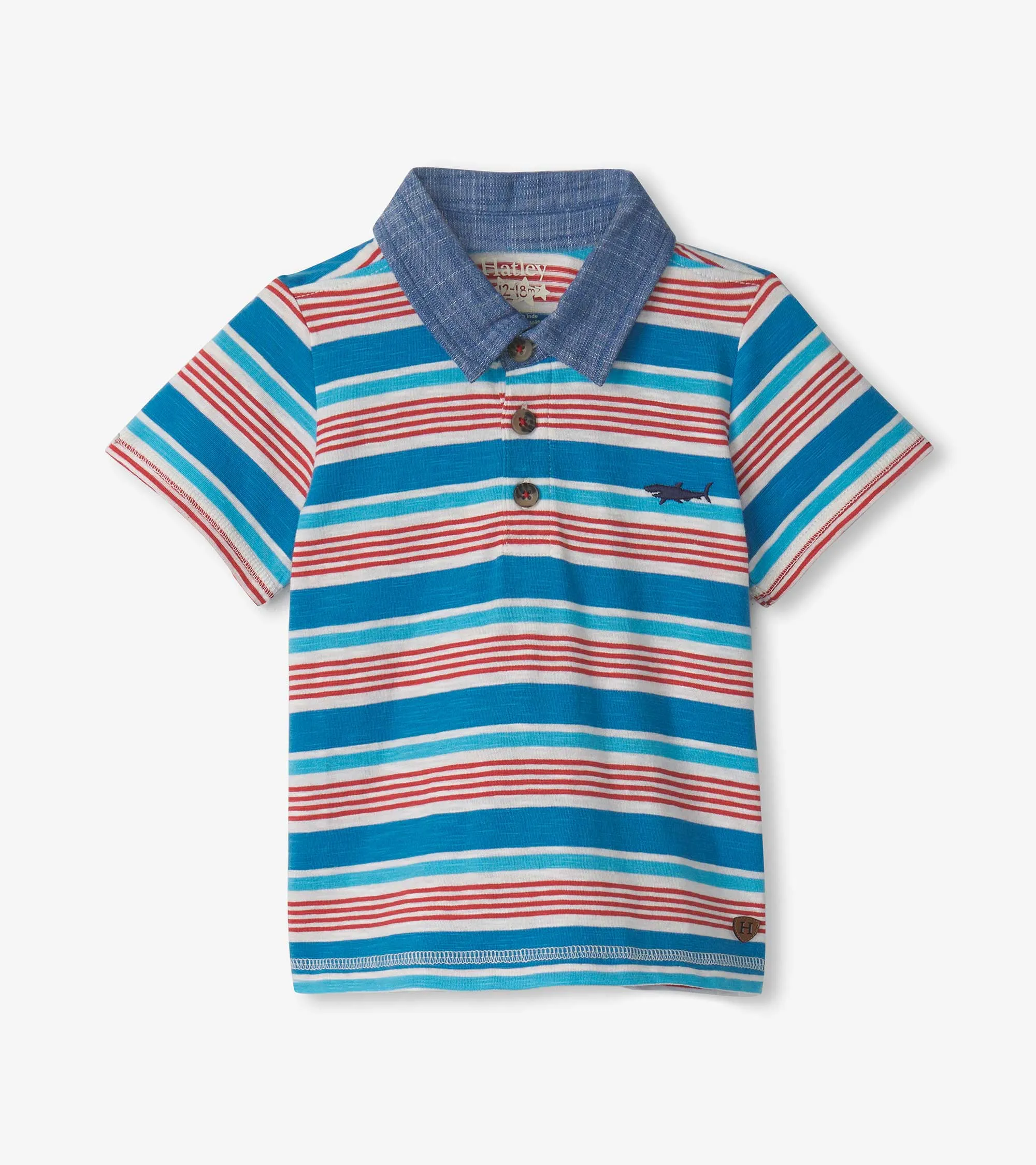 Baby & Toddler Boys Mediterranean Stripes Polo Tee -Hatley