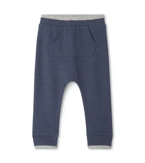 Baby & Toddler Boys Navy Kangaroo Pocket Joggers -Hatley