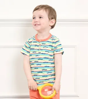 Baby & Toddler Boys Pick Up Truck Bamboo Henley -Hatley