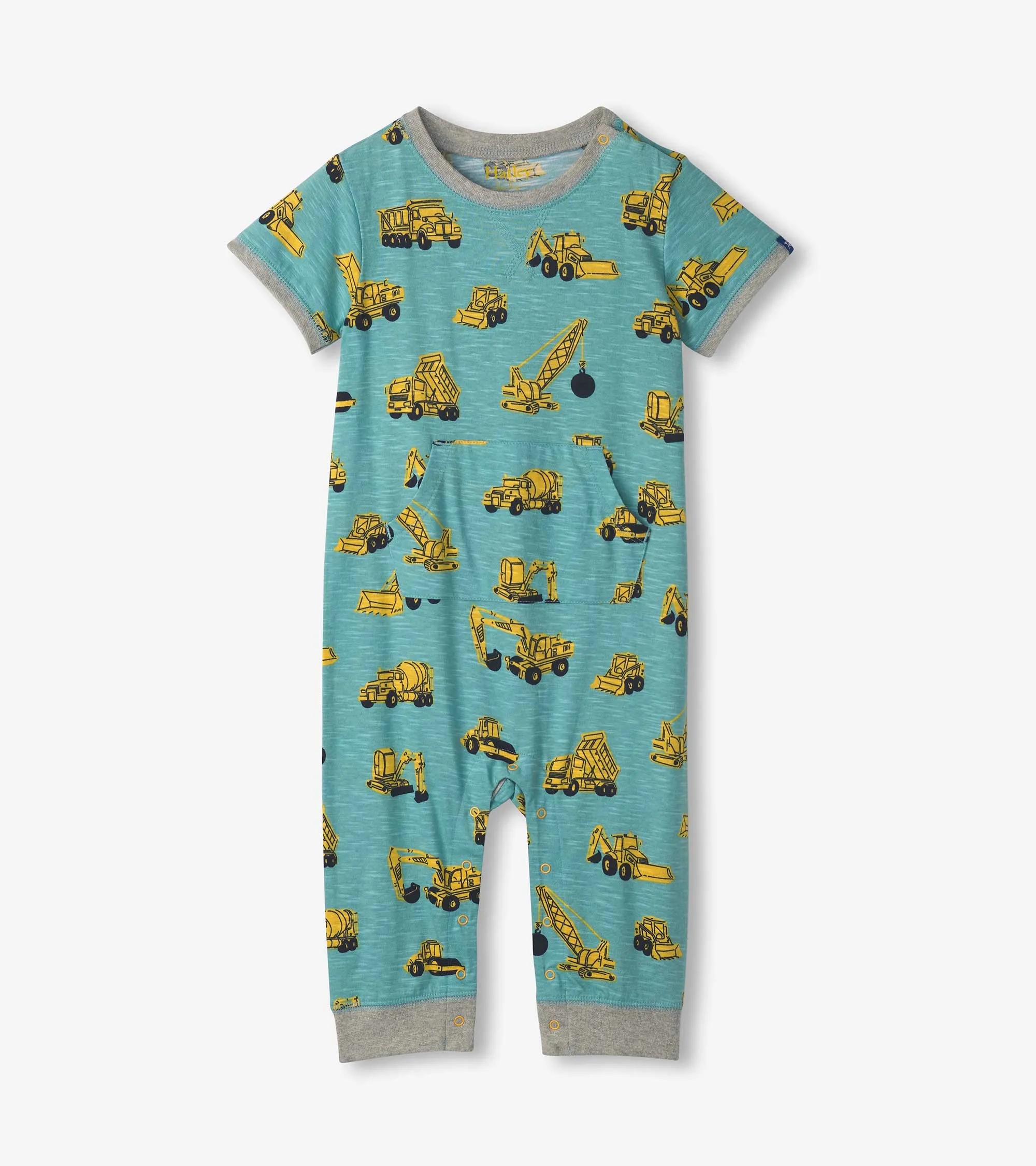 Baby & Toddler Boys Under Construction Jersey Romper -Hatley