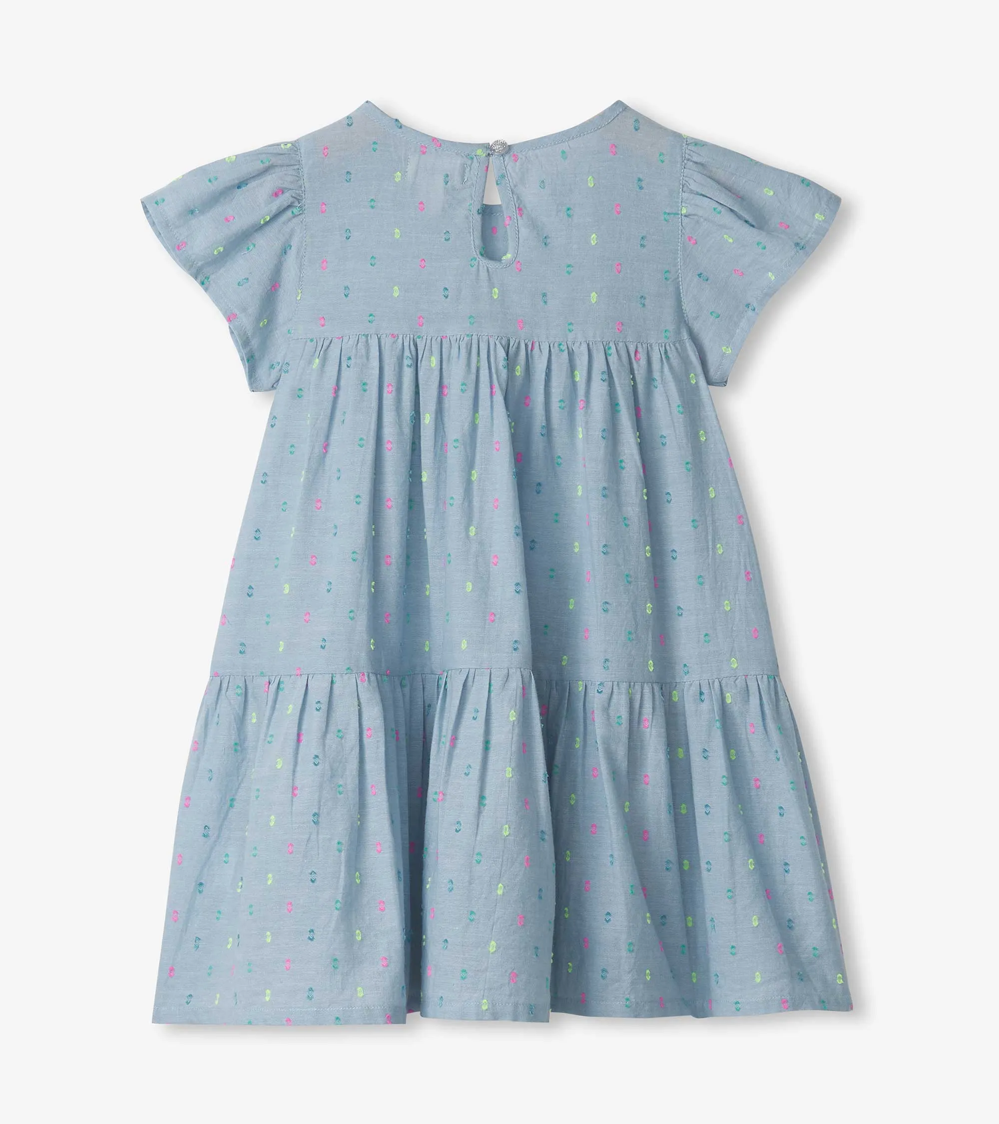 Baby & Toddler Girls Chambray Woven Puff Dress -Hatley