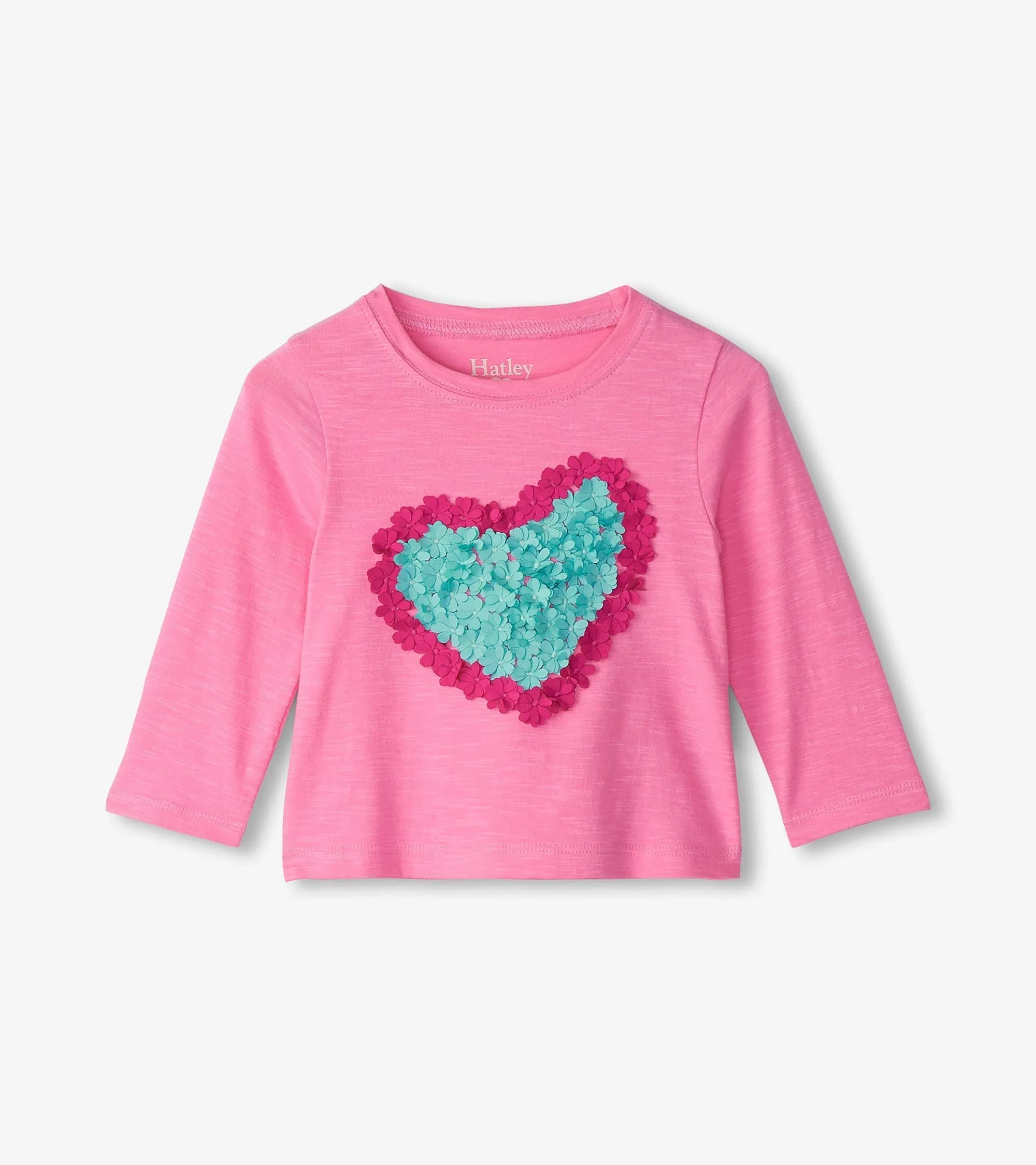 Baby & Toddler Girls Happy Hearts Long Sleeve T-Shirt -Hatley