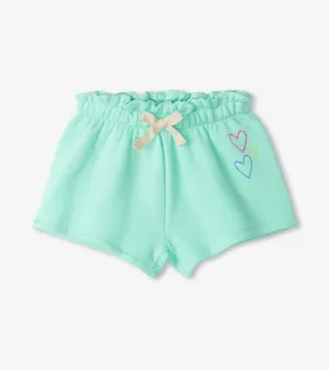 Baby & Toddler Girls Ice Green Paper Bag Shorts -Hatley