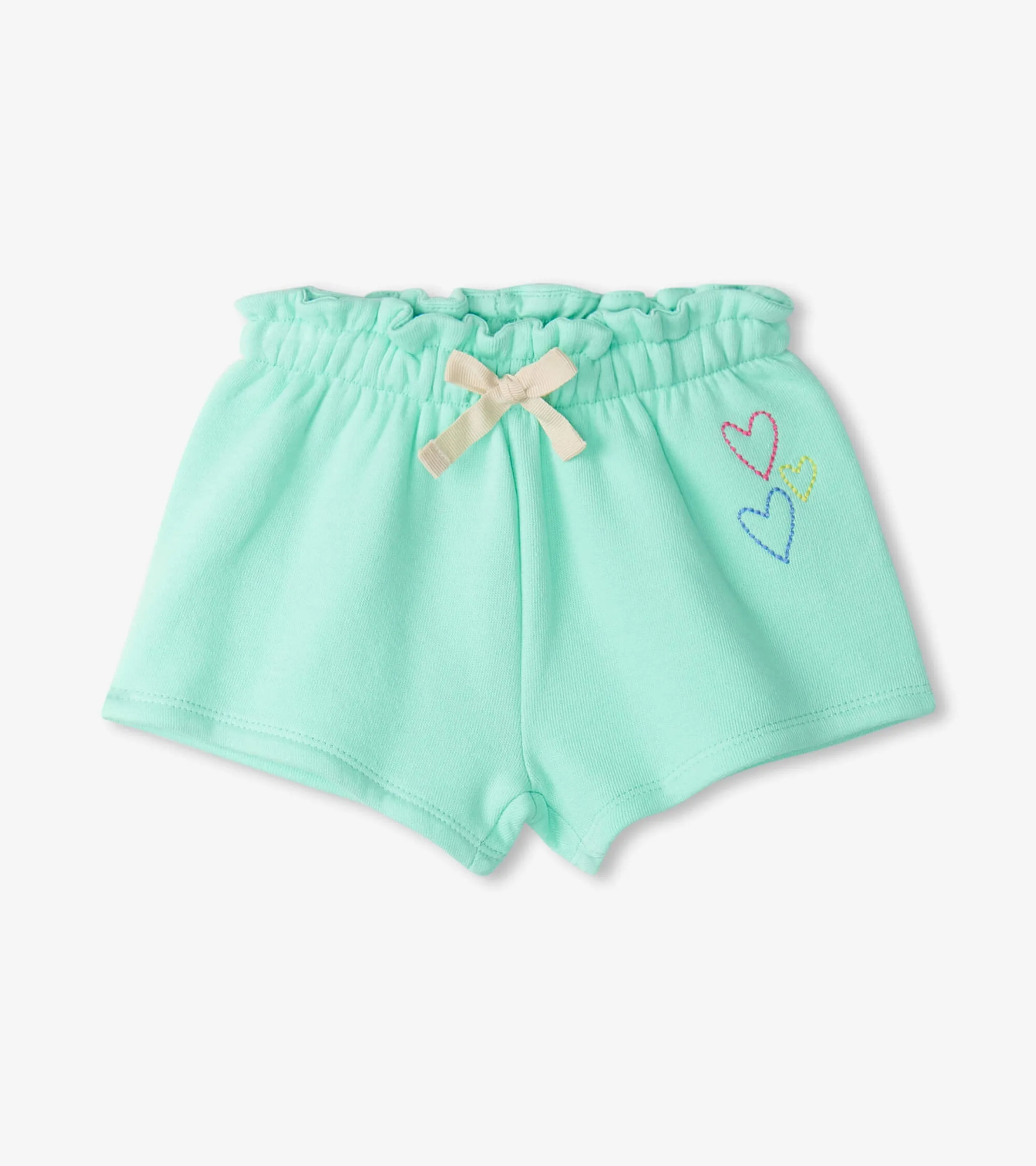 Baby & Toddler Girls Ice Green Paper Bag Shorts -Hatley