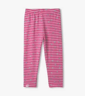 Baby & Toddler Girls Little Hearts Stretch Bamboo Leggings -Hatley