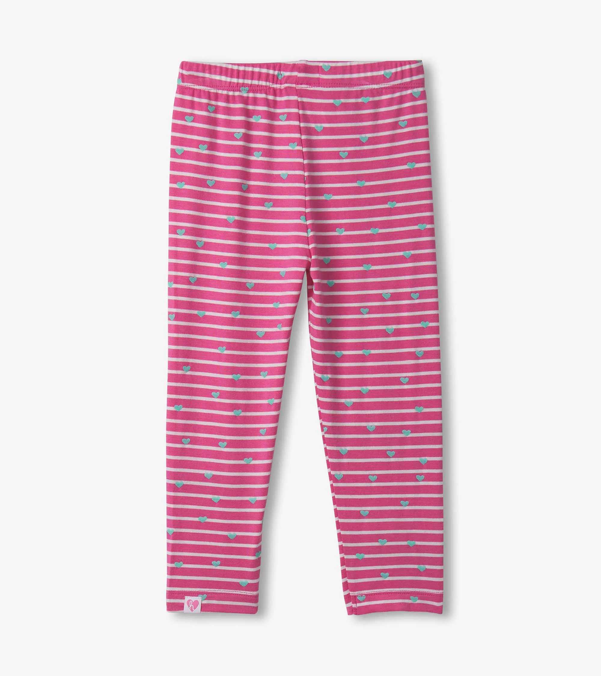 Baby & Toddler Girls Little Hearts Stretch Bamboo Leggings -Hatley