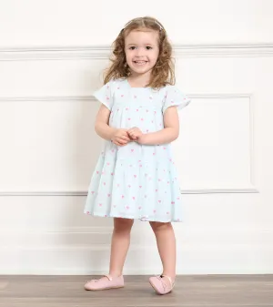 Baby & Toddler Girls Little Hearts Woven Puff Dress -Hatley