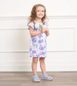 Baby & Toddler Girls Painted Magnolias Easy Raglan Dress -Hatley