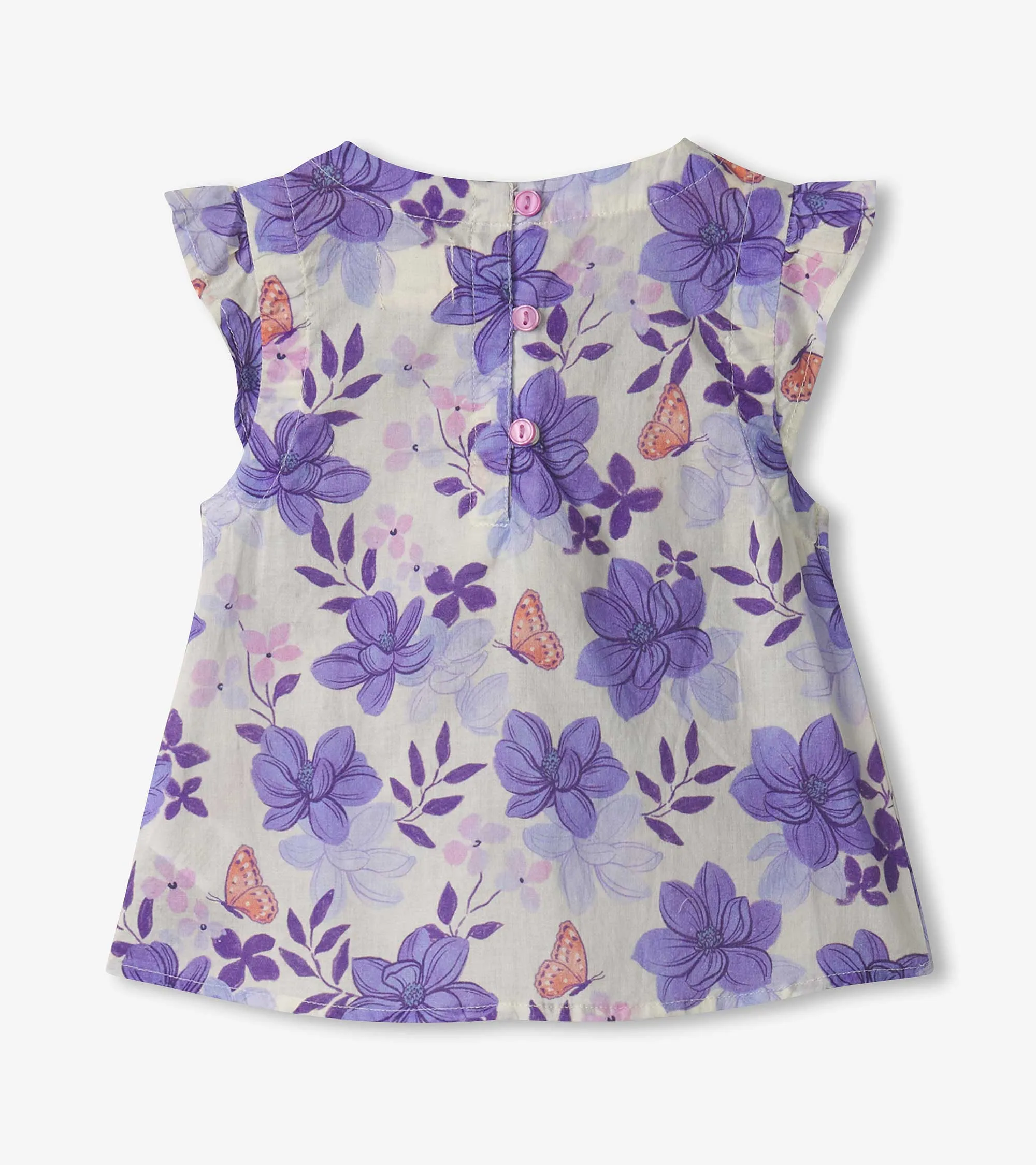 Baby & Toddler Girls Painted Magnolias Pin Tuck Tup & Bloomer Set -Hatley