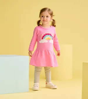 Baby & Toddler Girls Rainbow Cloud Flounce Skirt Dress -Hatley