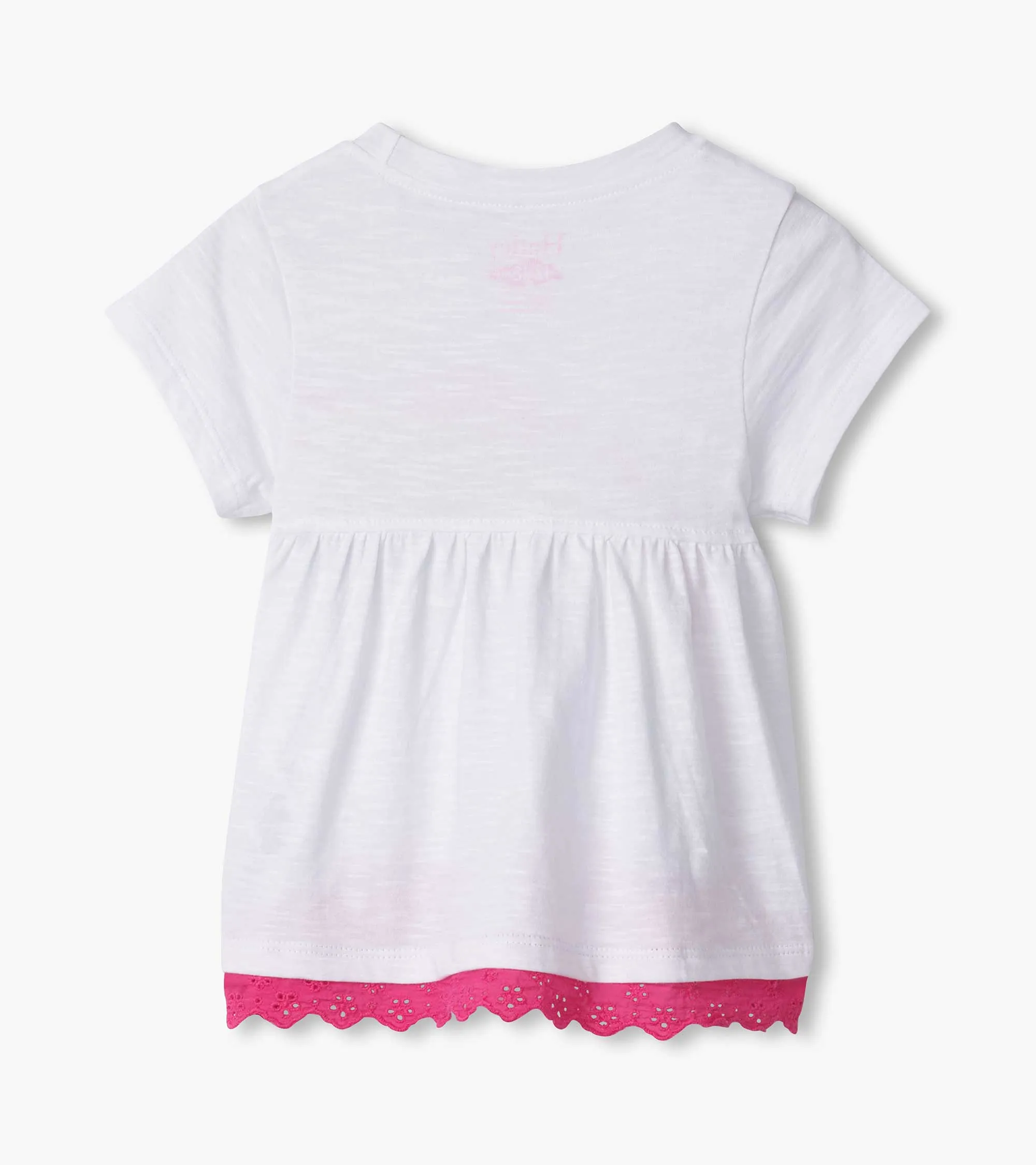Baby & Toddler Girls Rainbow Eyelet Eyelet Trim T-Shirt -Hatley