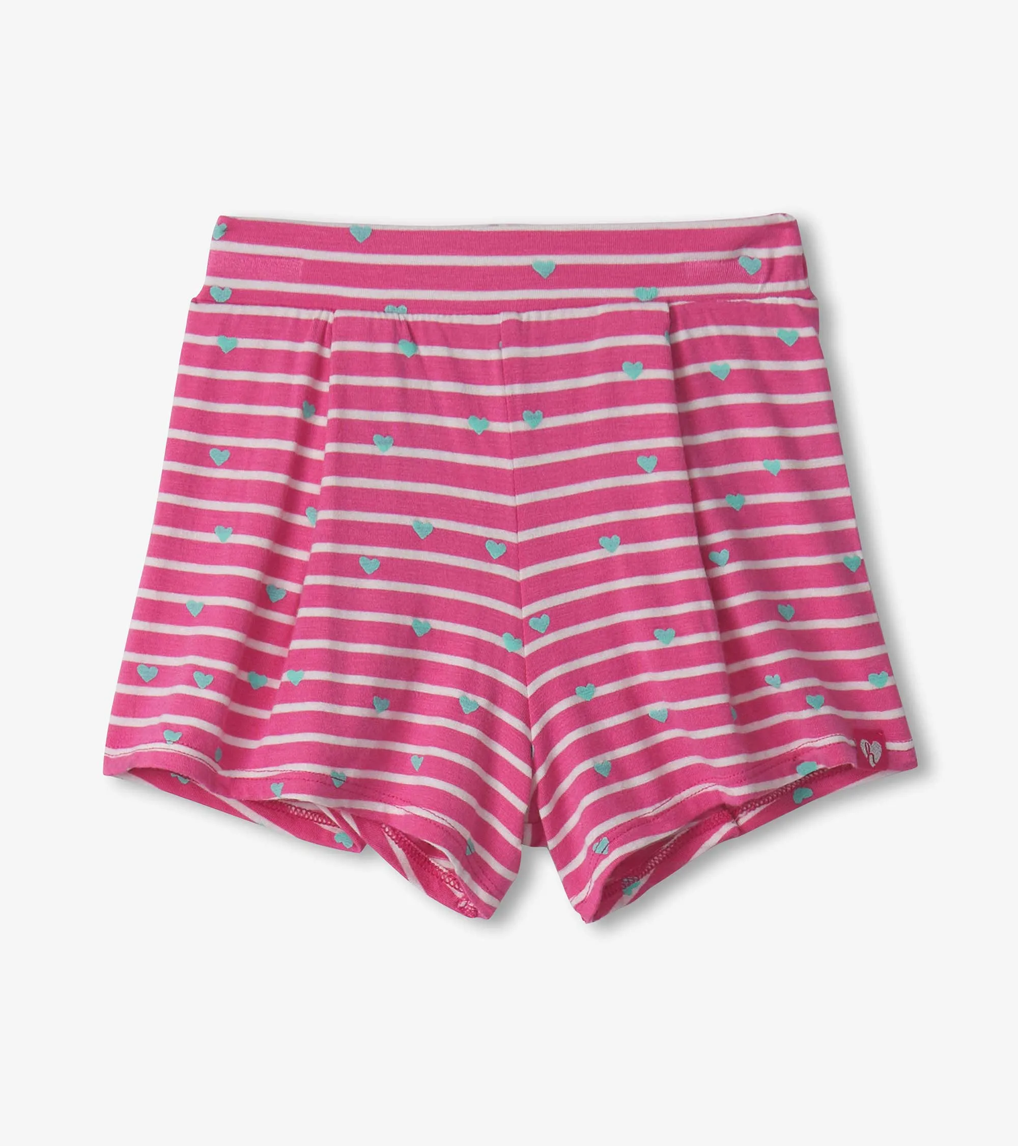 Baby & Toddler Girls Rose Hearts Patch Pocket Shorts -Hatley