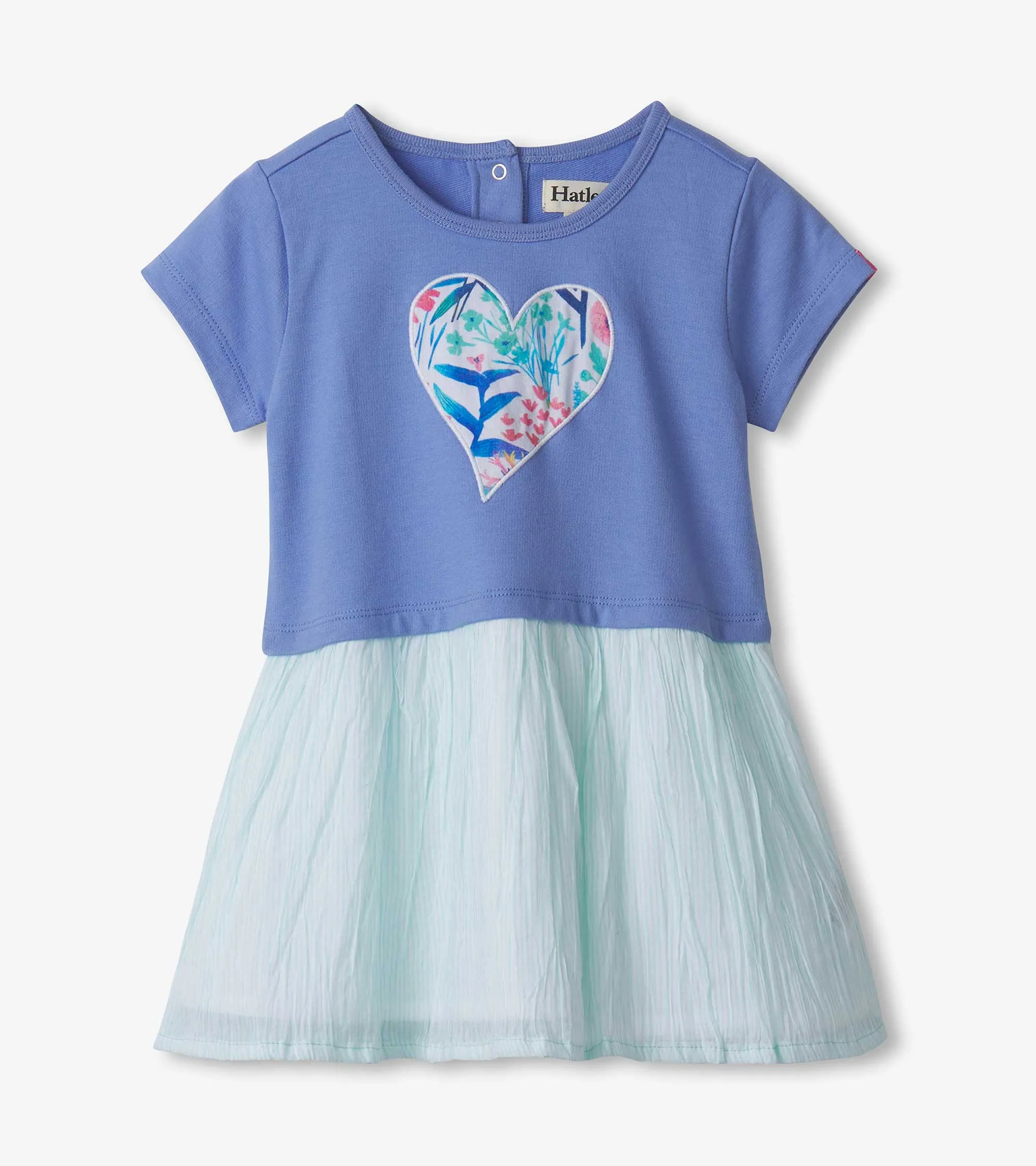 Baby & Toddler Girls Wild Flower Heart Layered Dress -Hatley