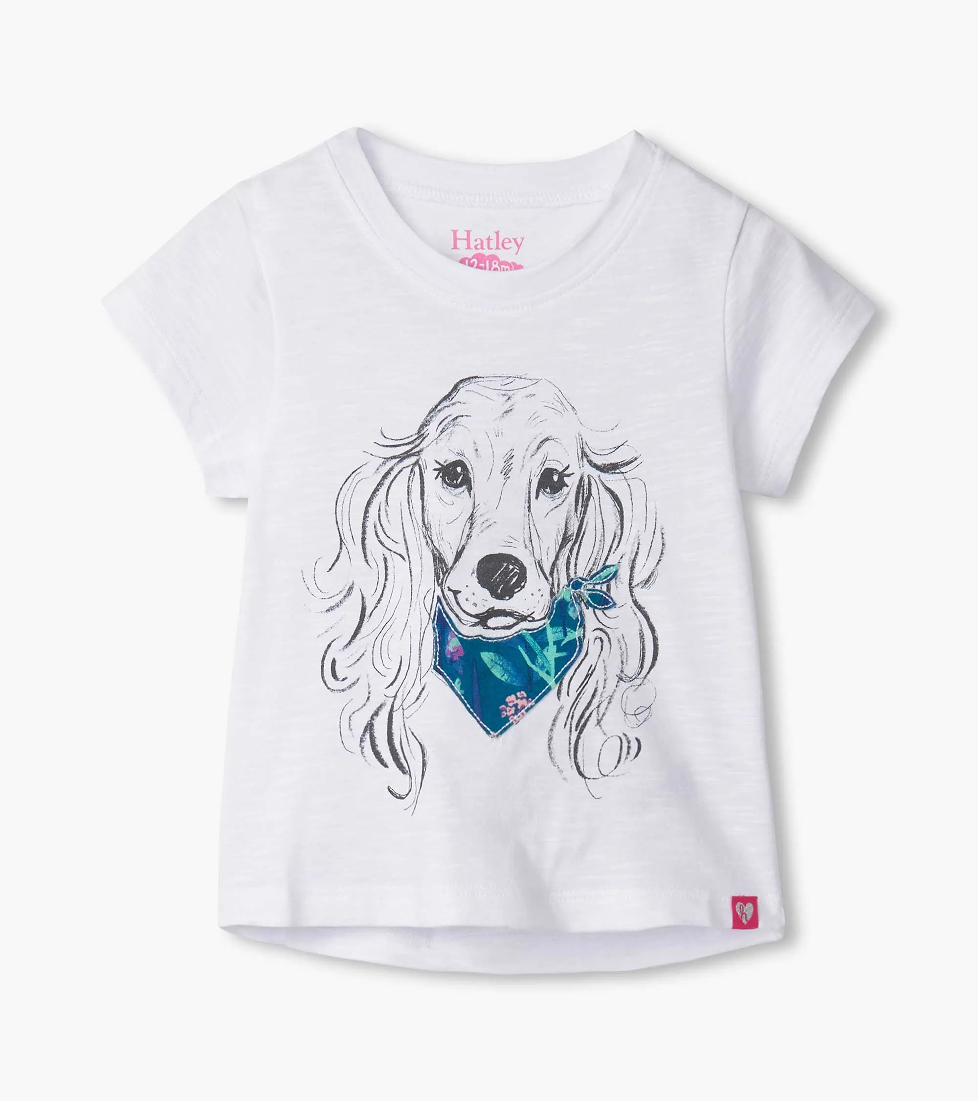 Baby & Toddler Girls Wildflower Puppy Graphic Tee -Hatley