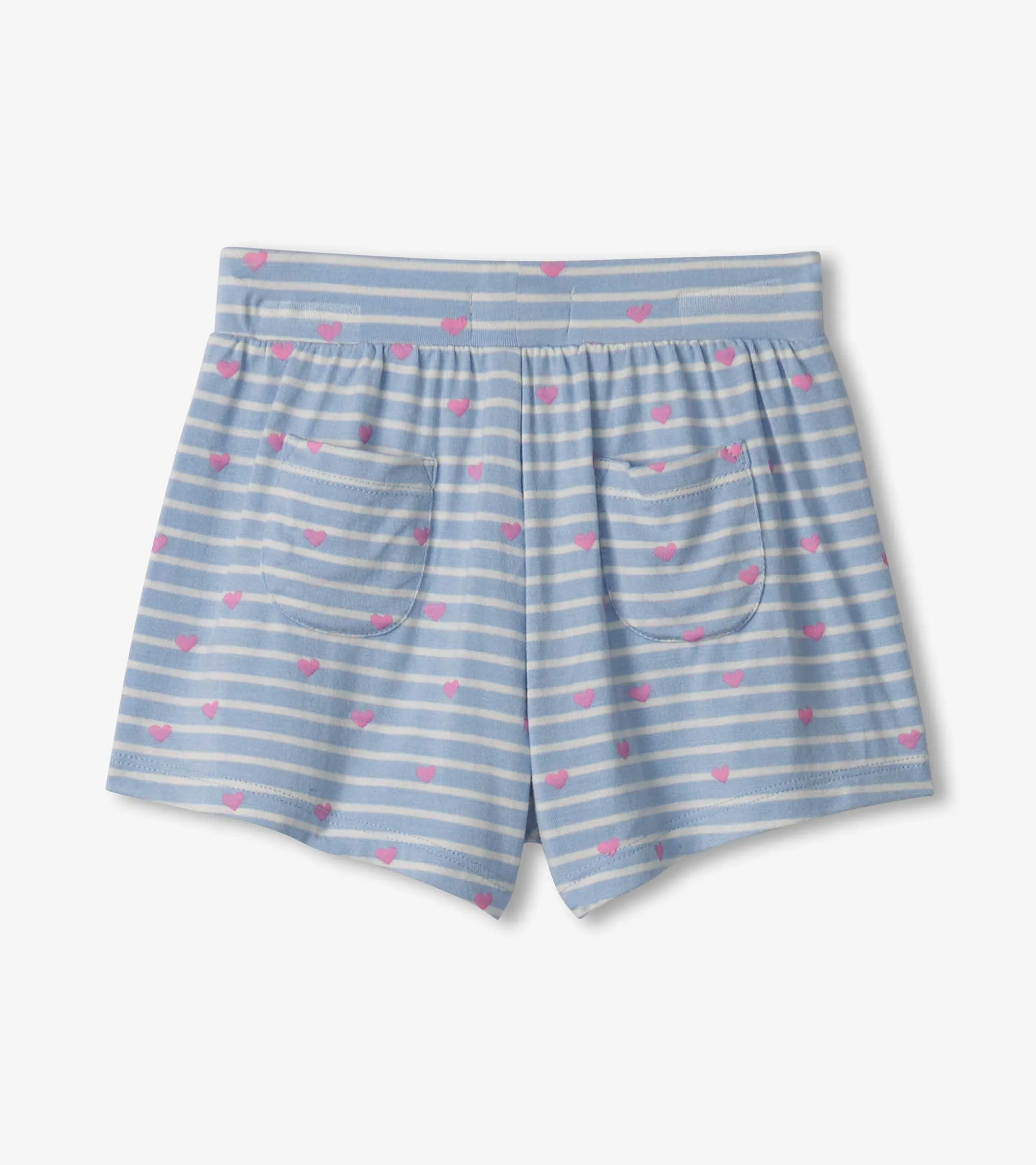 Baby & Toddler Girls Windsurfer Blue Patch Pocket Shorts -Hatley