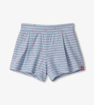 Baby & Toddler Girls Windsurfer Blue Patch Pocket Shorts -Hatley