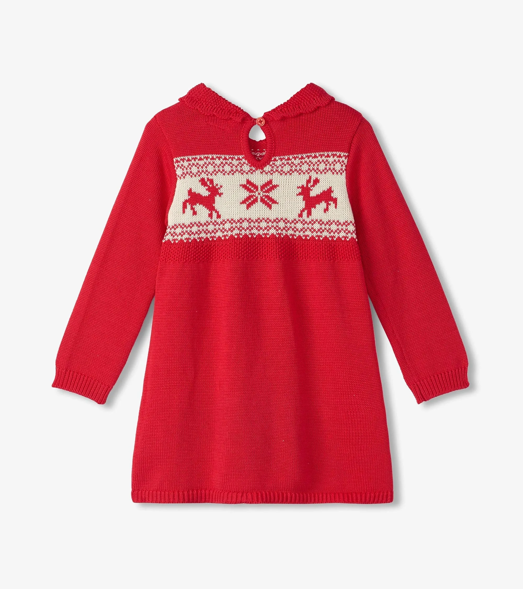 Baby & Toddler Holiday Cable Knit Sweater Dress -Hatley
