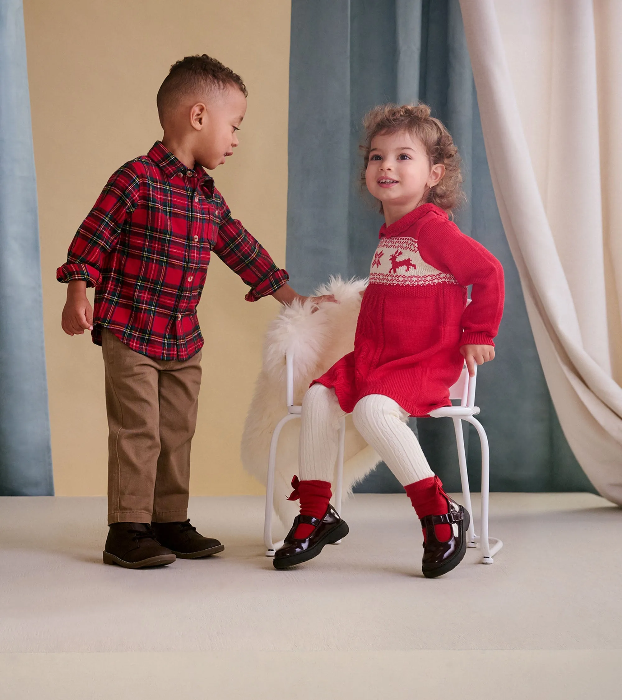 Baby & Toddler Red Plaid Button Down Shirt -Hatley