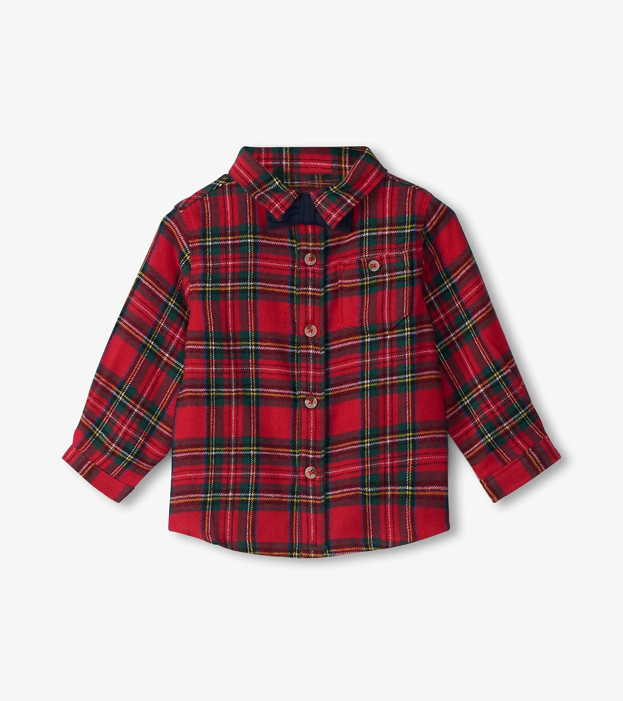 Baby & Toddler Red Plaid Button Down Shirt -Hatley
