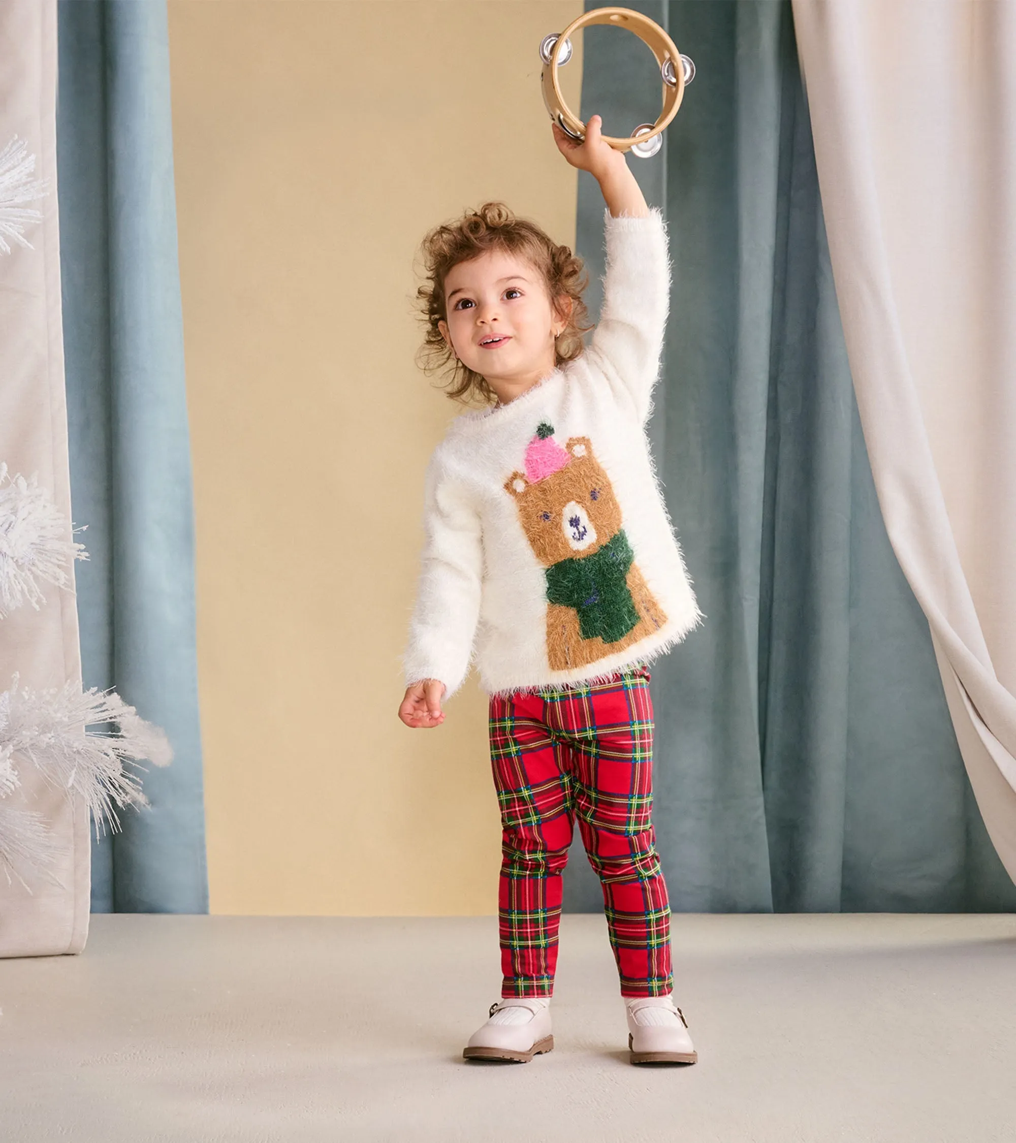 Baby & Toddler Red Plaid Classic Leggings -Hatley