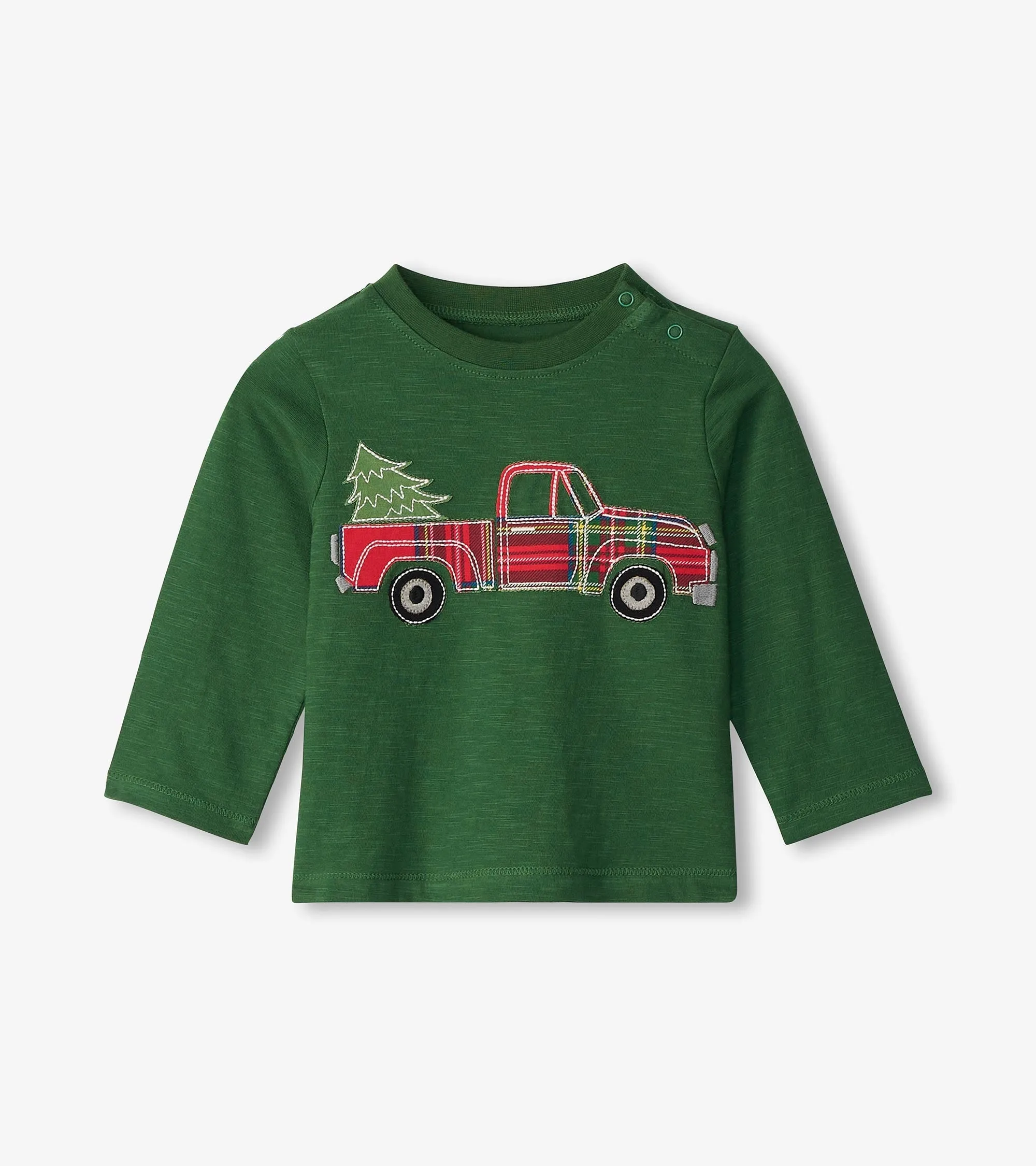 Baby & Toddler Red Plaid Long Sleeve T-Shirt -Hatley