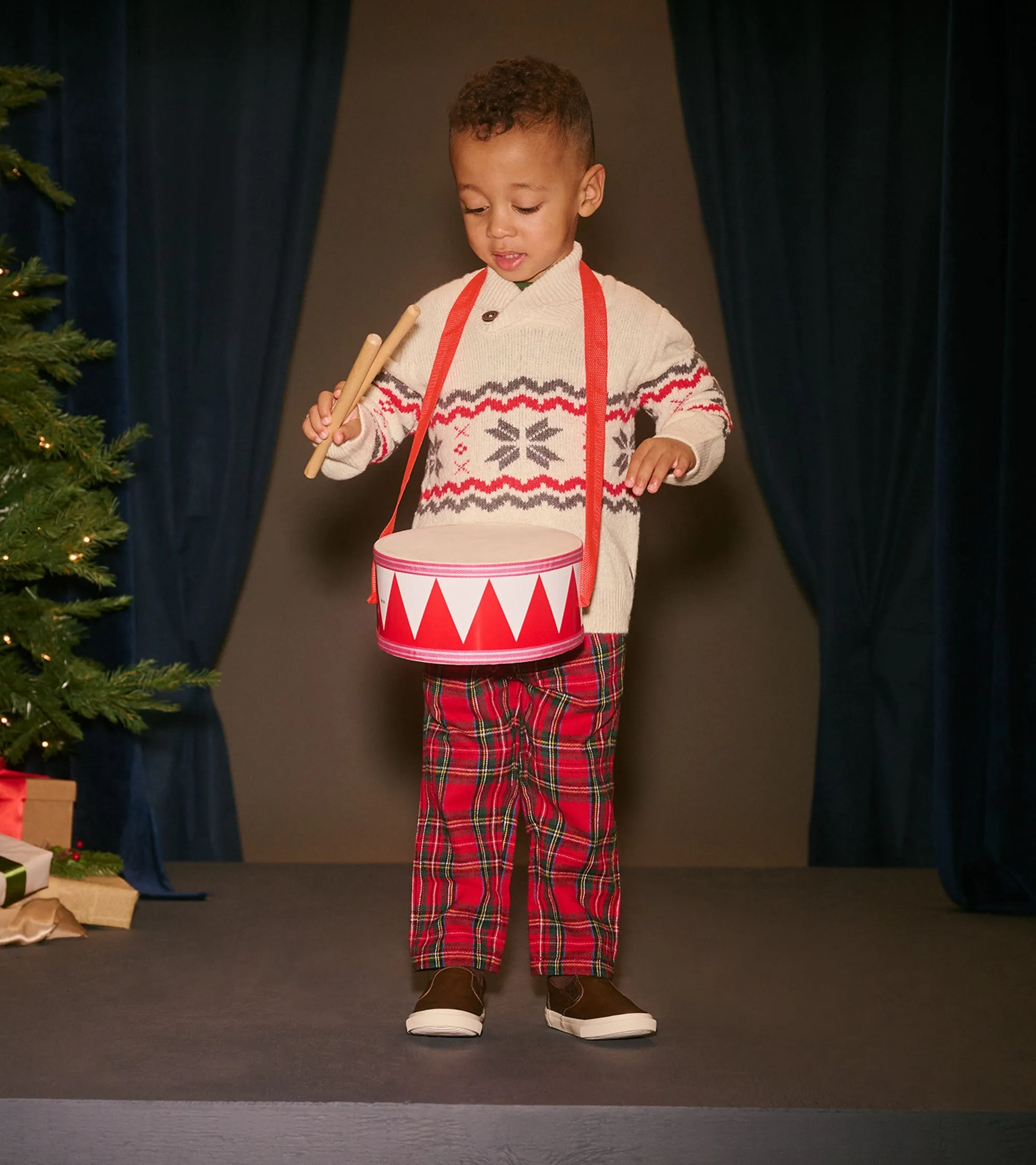 Baby & Toddler Red Plaid Straight Leg Pants -Hatley