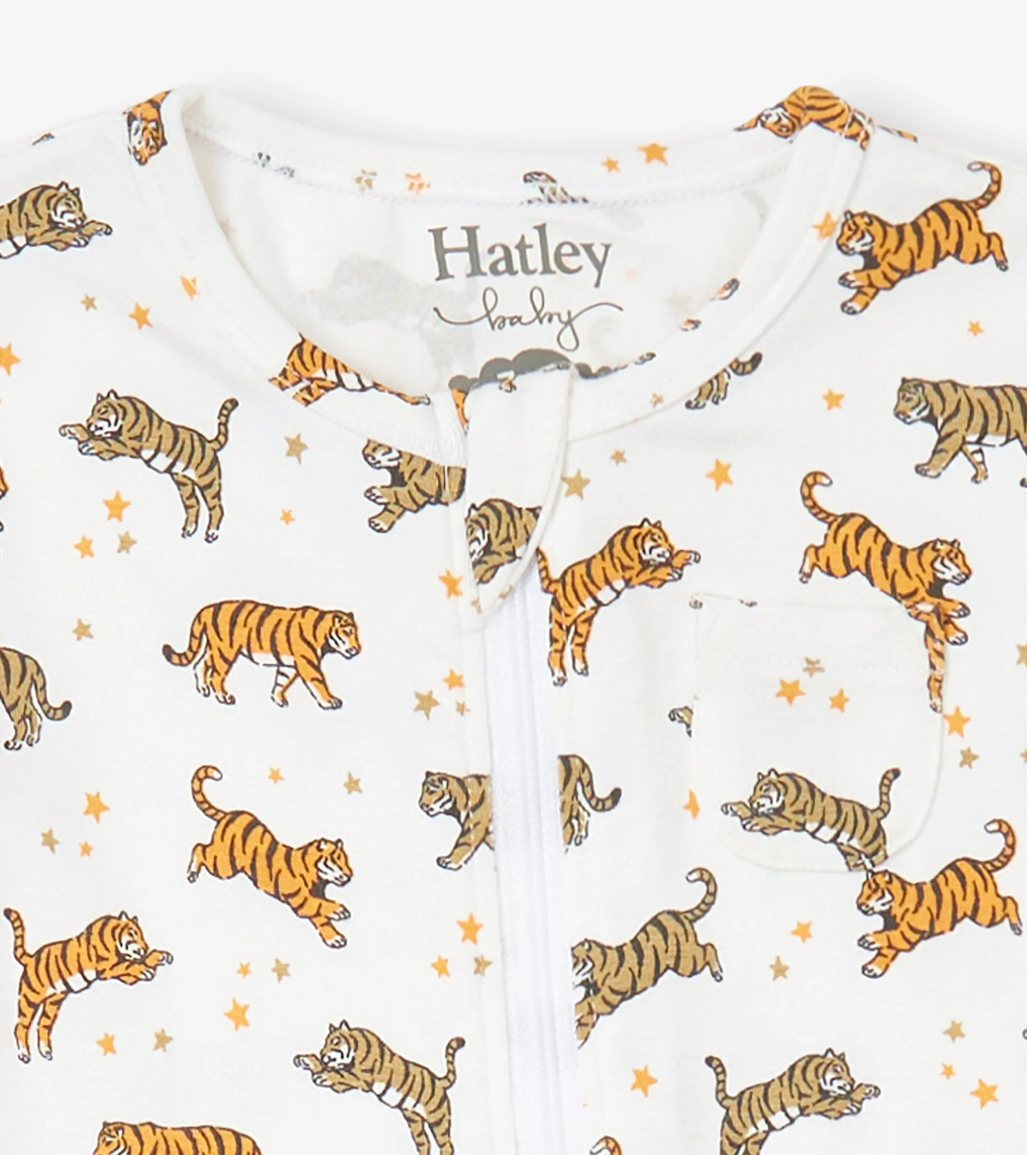 Baby Boys Celestial Tigers Bamboo Sleeper -Hatley
