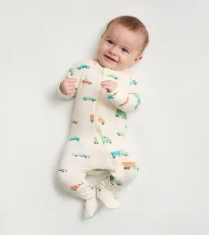 Baby Boys Dinky Cars Footed Sleeper -Hatley
