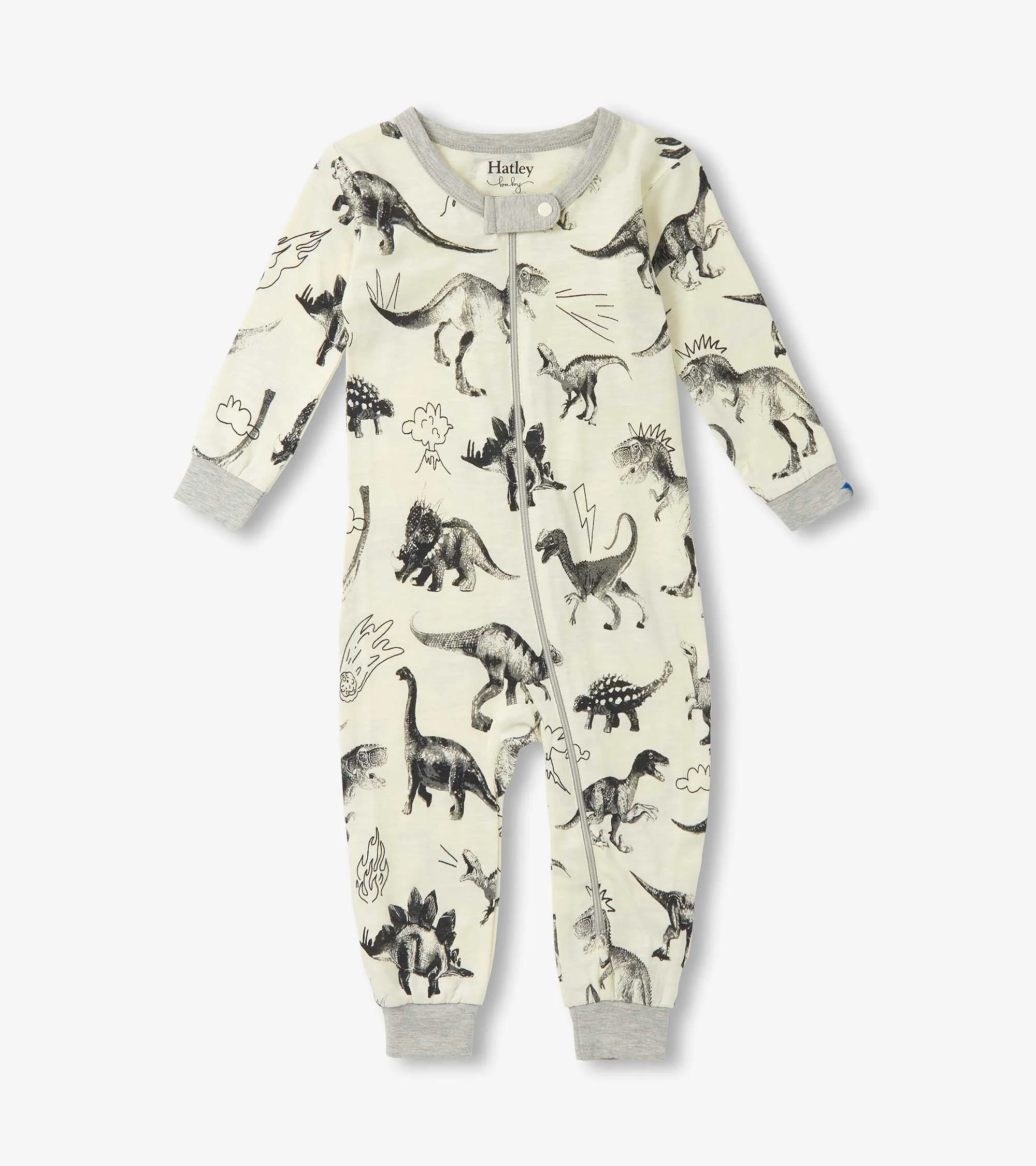 Baby Boys Dino Extinction Sleeper -Hatley